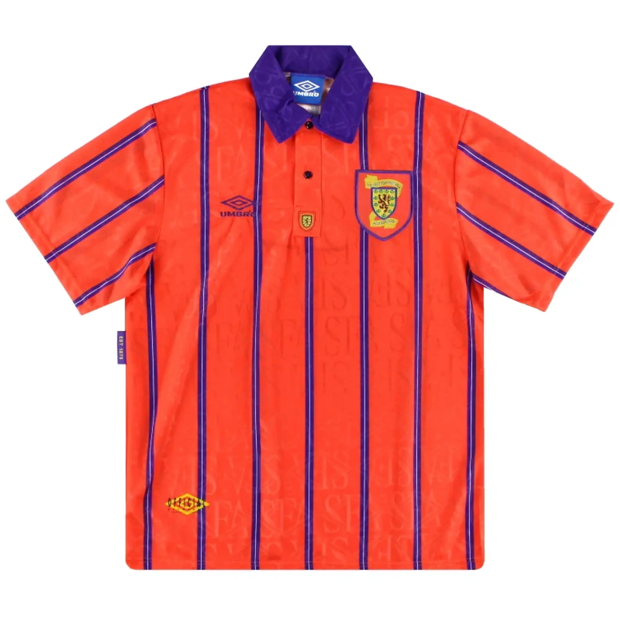 1993-95 Scotland Umbro Away Shirt L - Scotland / Excellent / Large