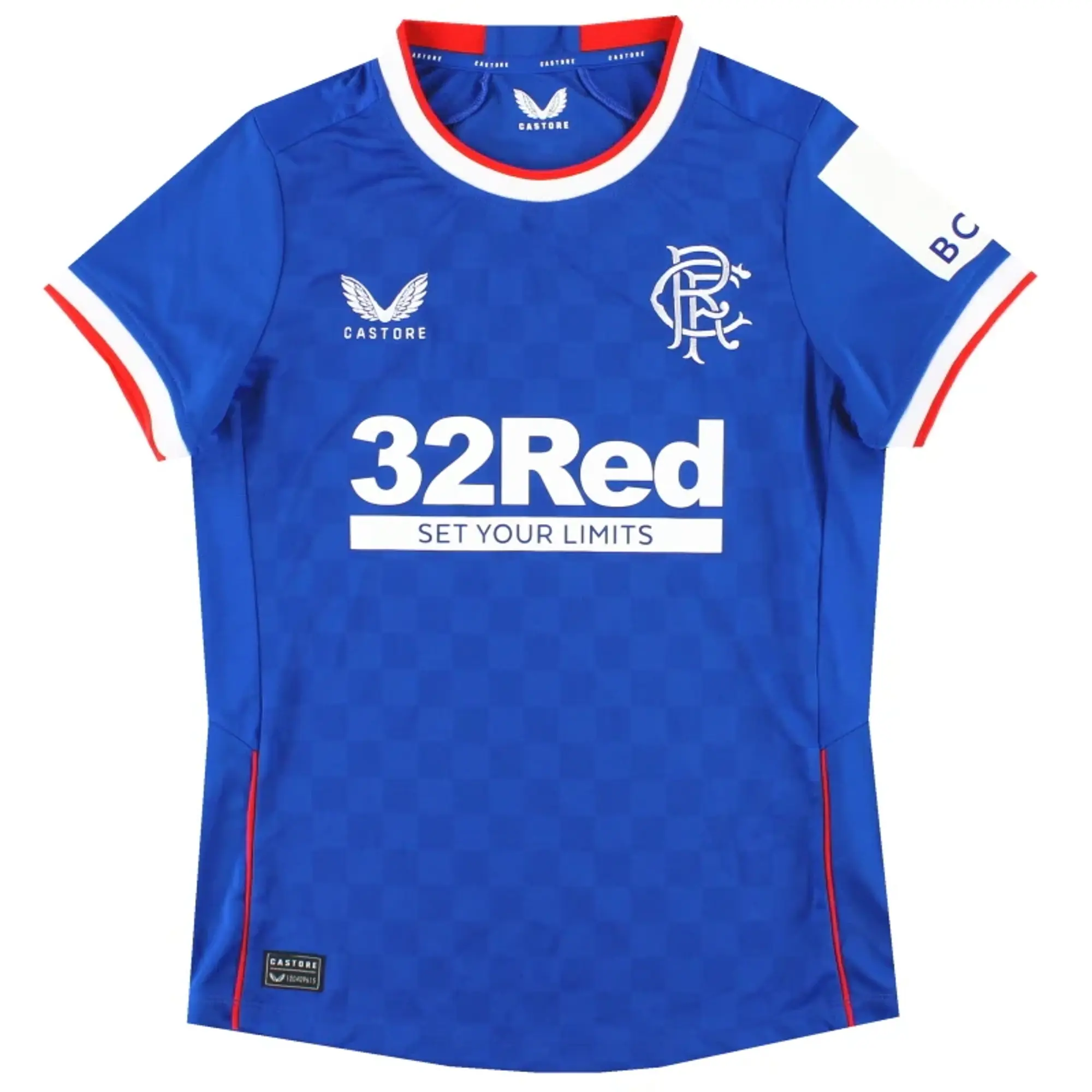 2022-23 Rangers Castore Womens Home Shirt *As New* - Rangers / As New / XL