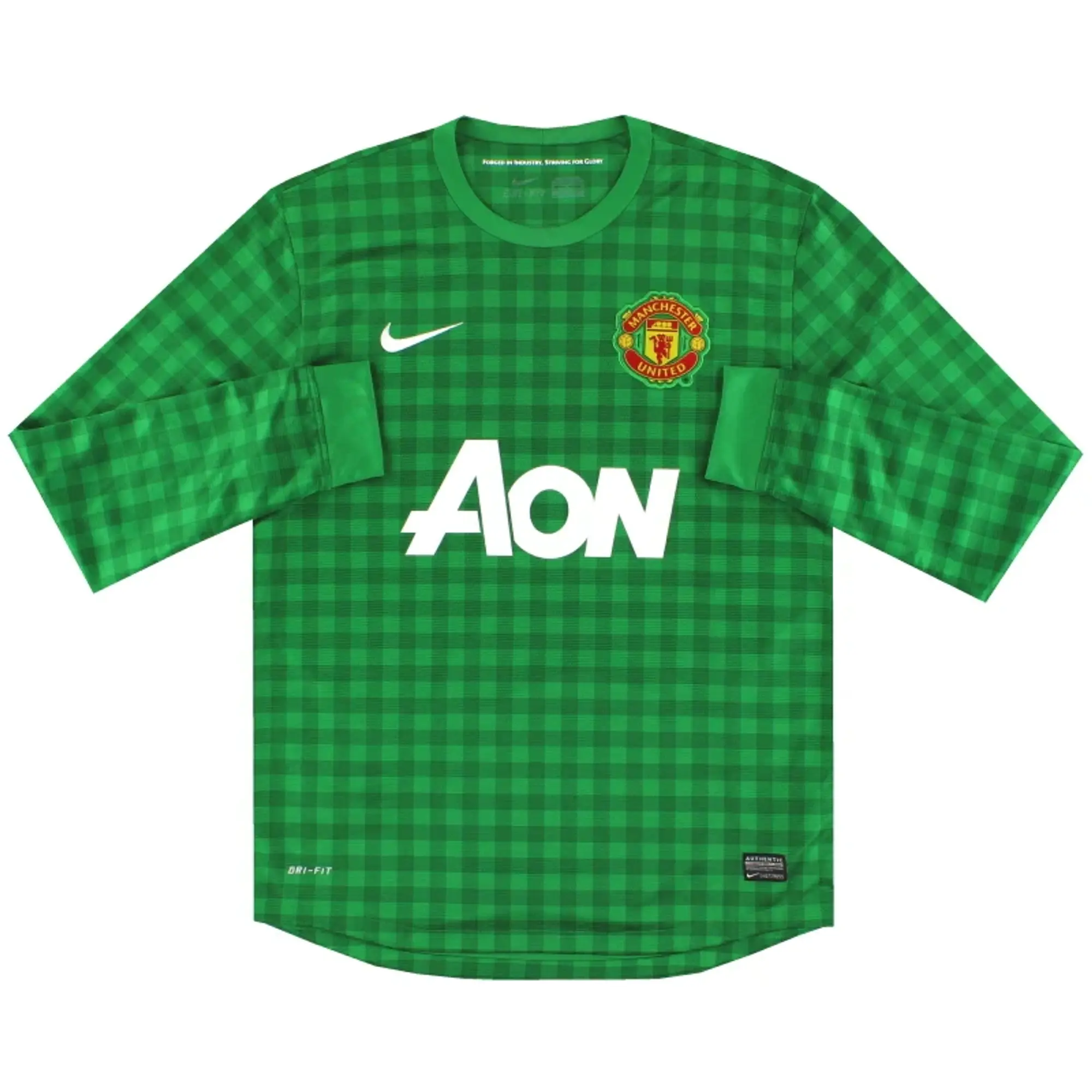 2012-13 Manchester United Nike Goalkeeper Shirt *Mint* L - Manchester United / Mint / Large