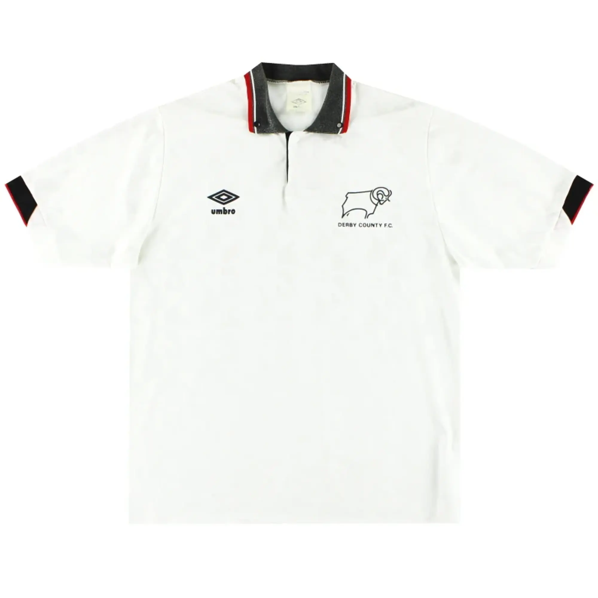 1989-91 Derby County Umbro Home Shirt XL - Derby County / Excellent / XL