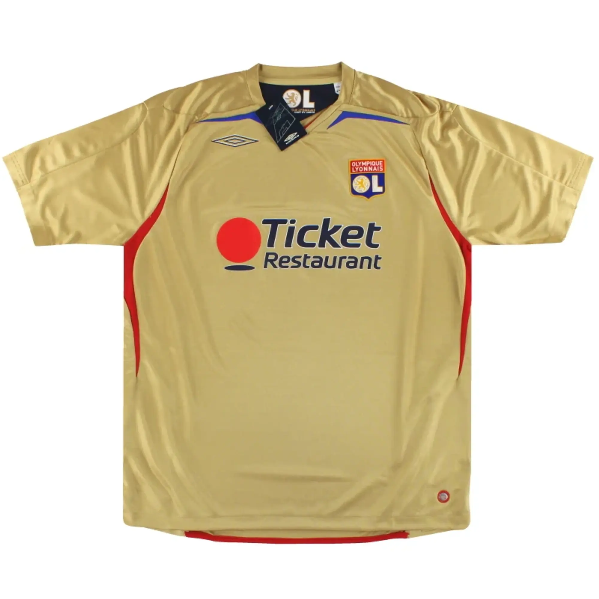 2007-08 Lyon Umbro Away Shirt *BNIB* XL - Lyon / BNIB / XL