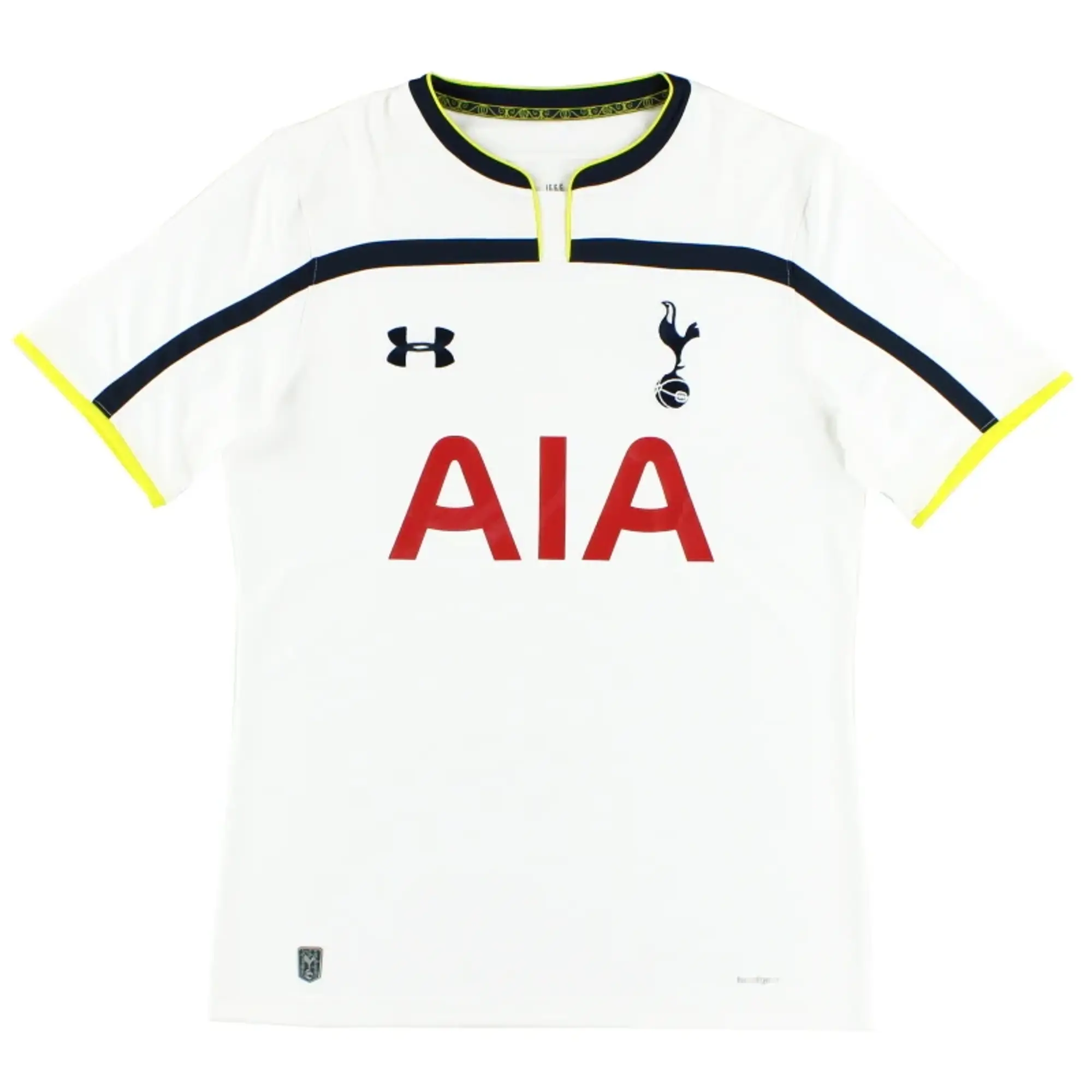 2014-15 Tottenham Under Armour Home Shirt *Mint* M - Tottenham Hotspur / Mint / Medium
