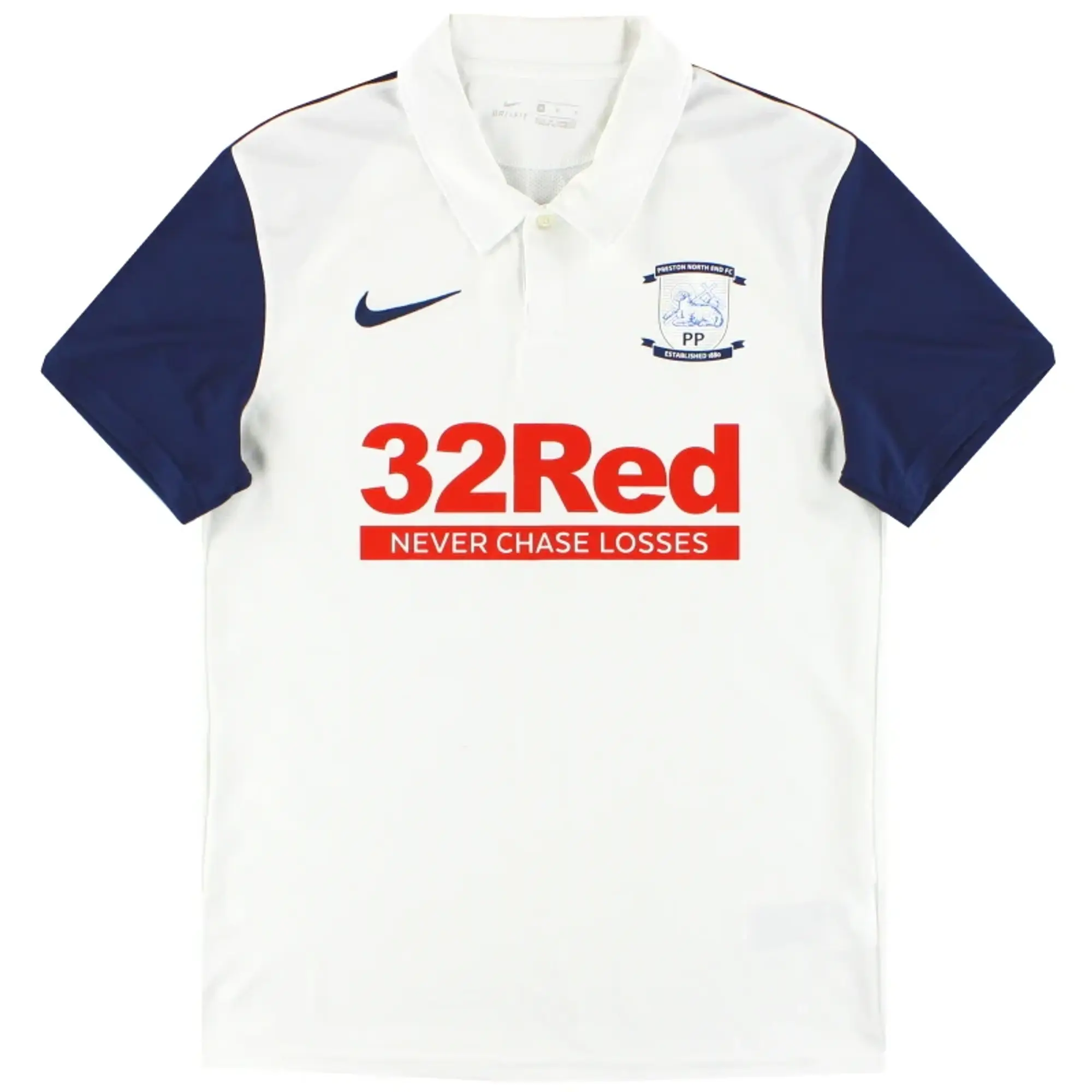 2020-21 Preston North End Nike Home Shirt M - Preston North End / Excellent / Medium