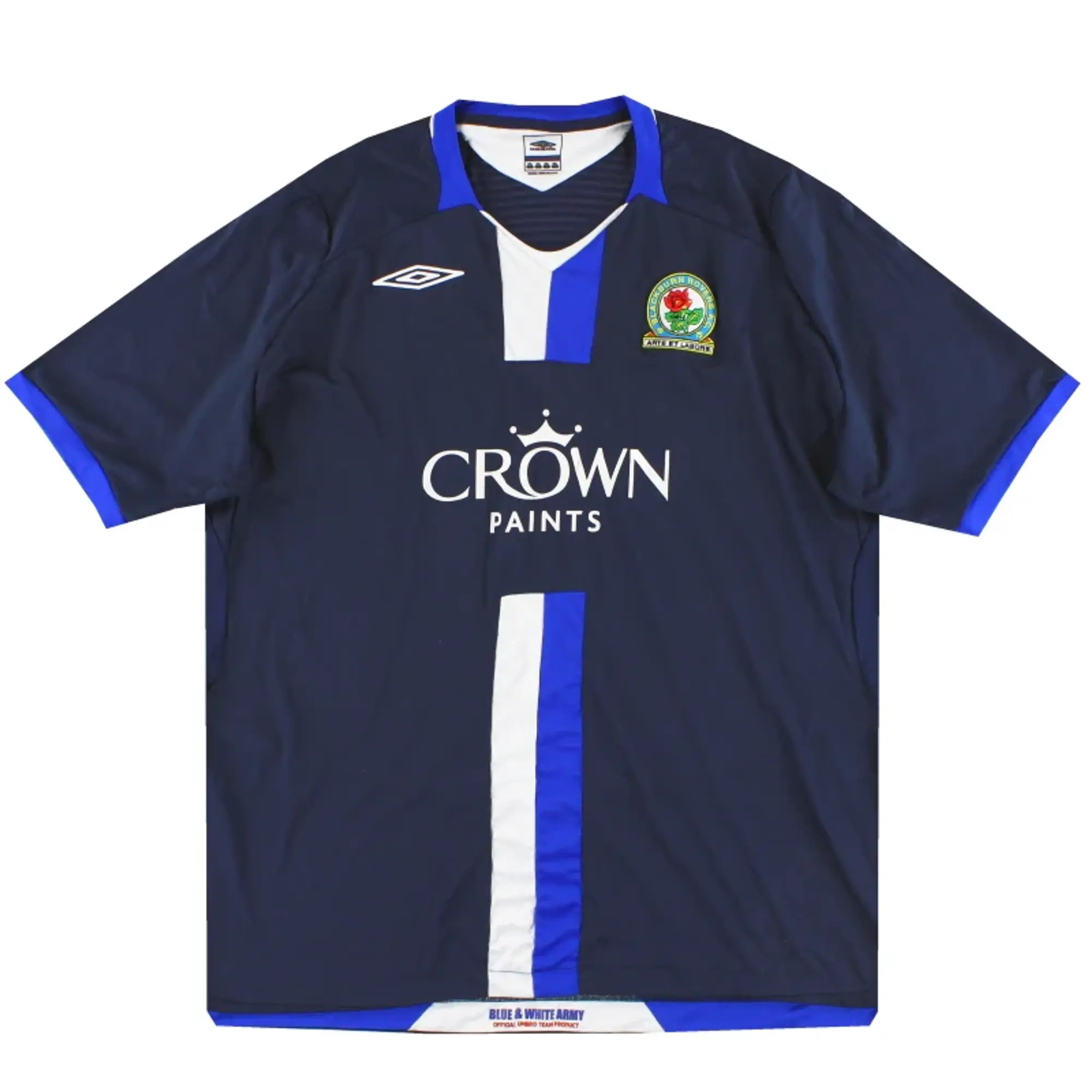 2008-09 Blackburn Umbro Away Shirt M - Blackburn Rovers / Excellent / Medium