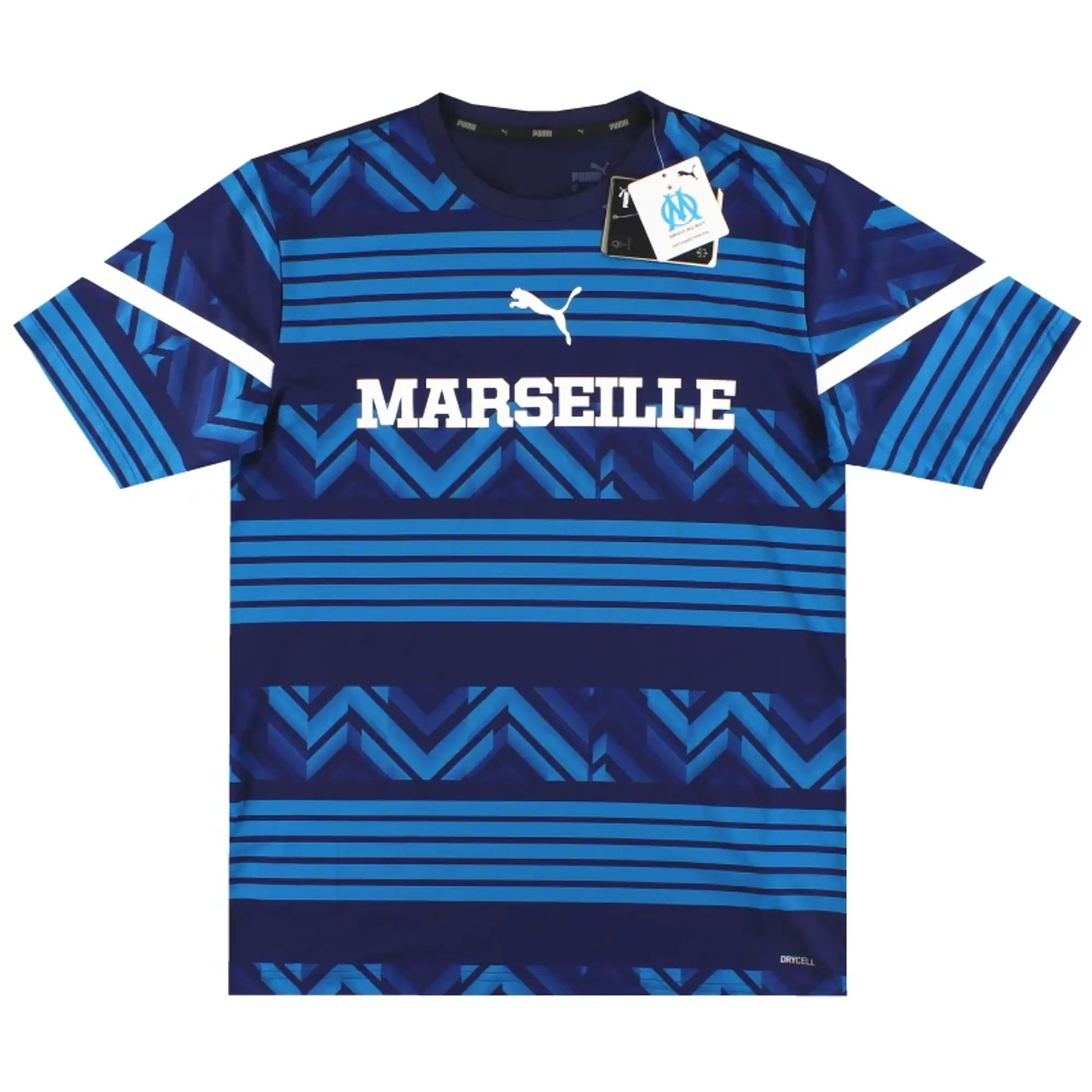 2021-22 Marseille Puma Pre-Match Shirt *BNIB* - Olympique Marseille / BNIB / XL