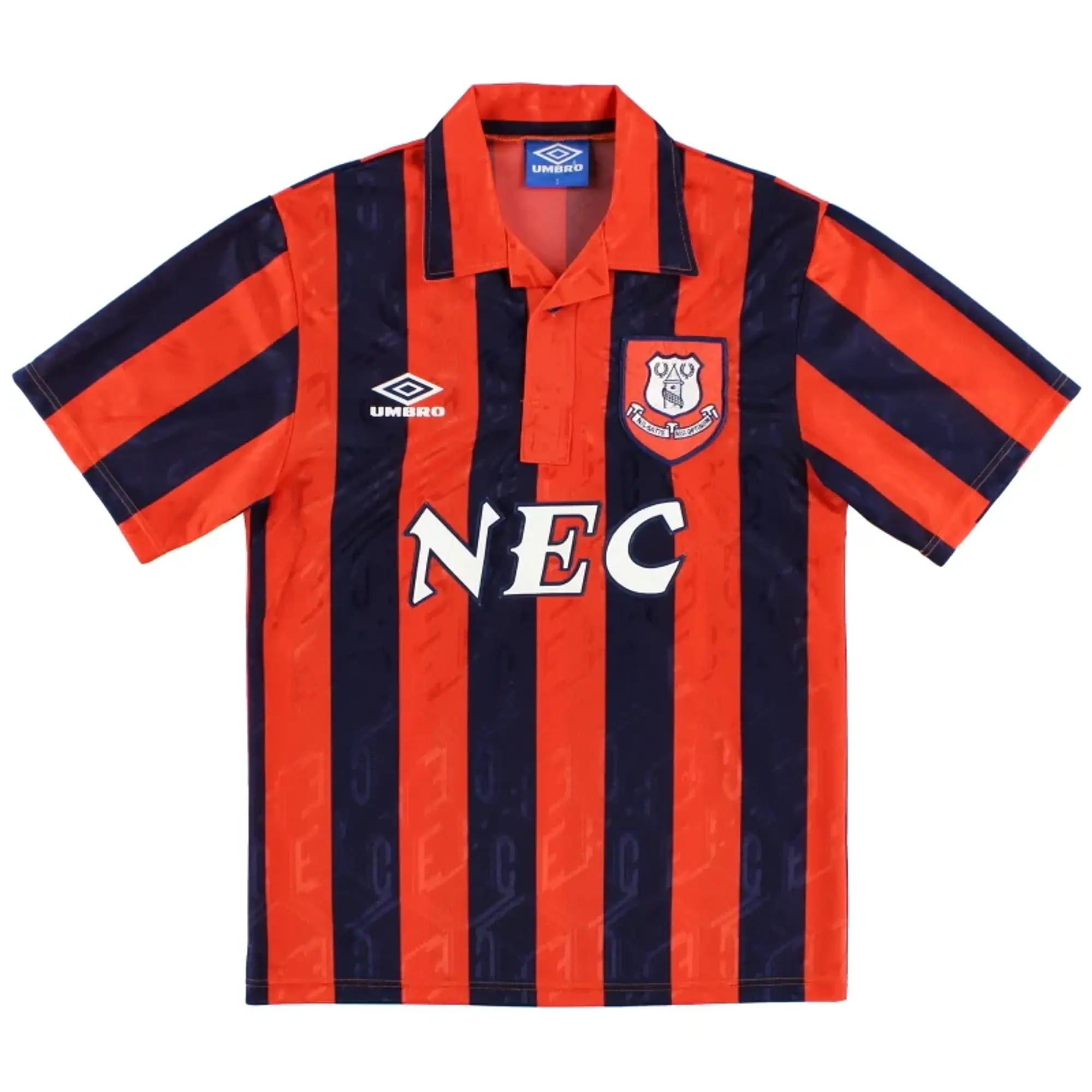 1992-93 Everton Umbro Away Shirt S - Everton / Excellent / Small
