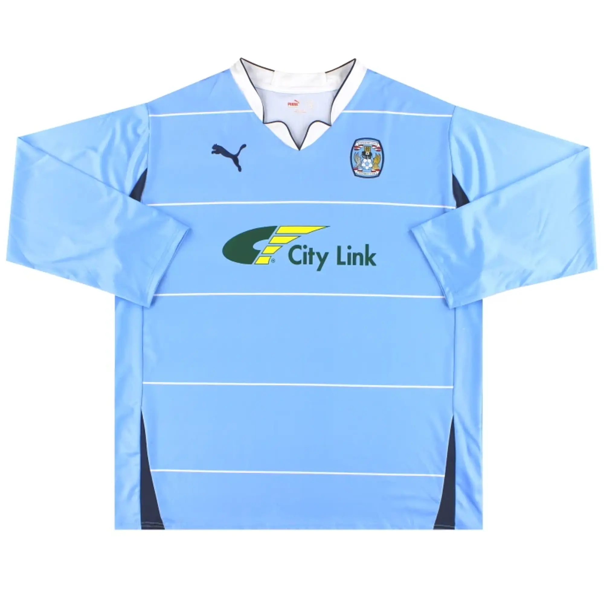 2010-11 Coventry Puma Home Shirt L/S *Mint* XXL - Coventry City / Mint / XXL