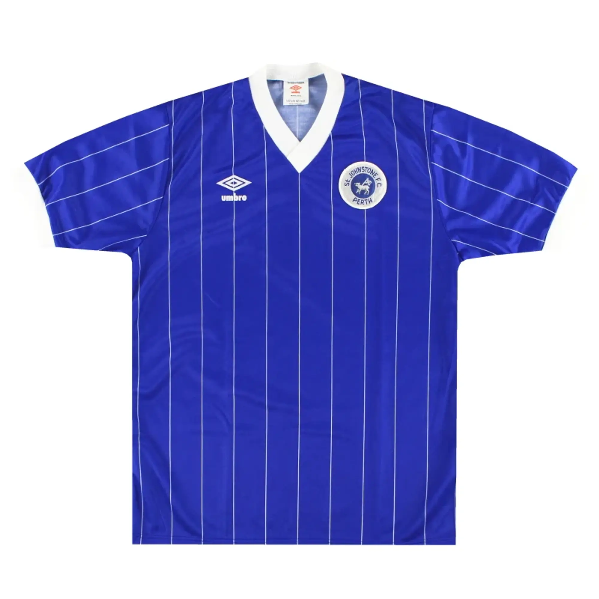 1982-86 St Johnstone Umbro Home Shirt *As New* L - Scottish Clubs / As New / Large