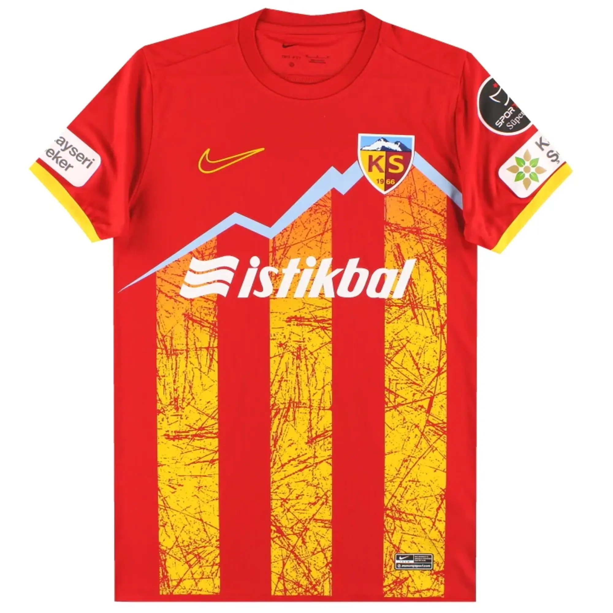 2022-23 Kayserispor Nike Player Issue Home Shirt Uzodimma #80 *As New* M - Other Turkish Clubs / As New / Medium