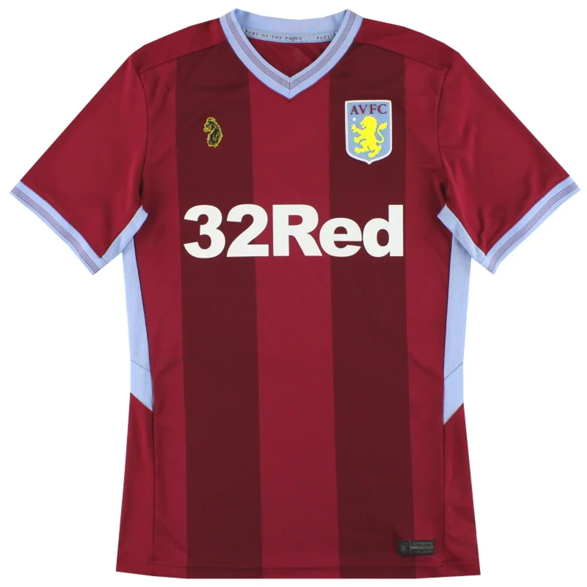 2018-19 Aston Villa Luke Home Shirt S - Aston Villa / Excellent / Small