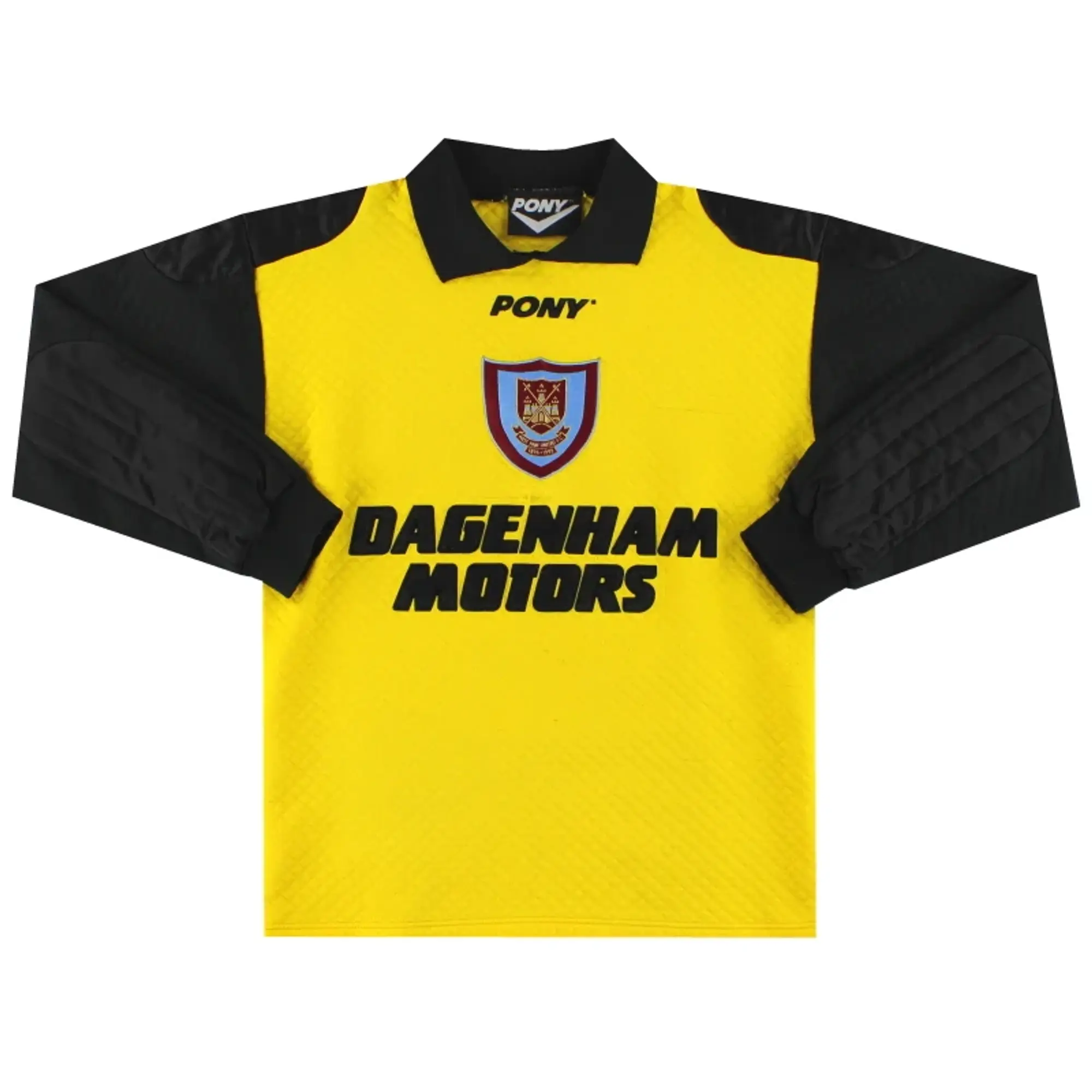 1995-97 West Ham Pony Centenary Goalkeeper Shirt S - West Ham / Excellent / Small