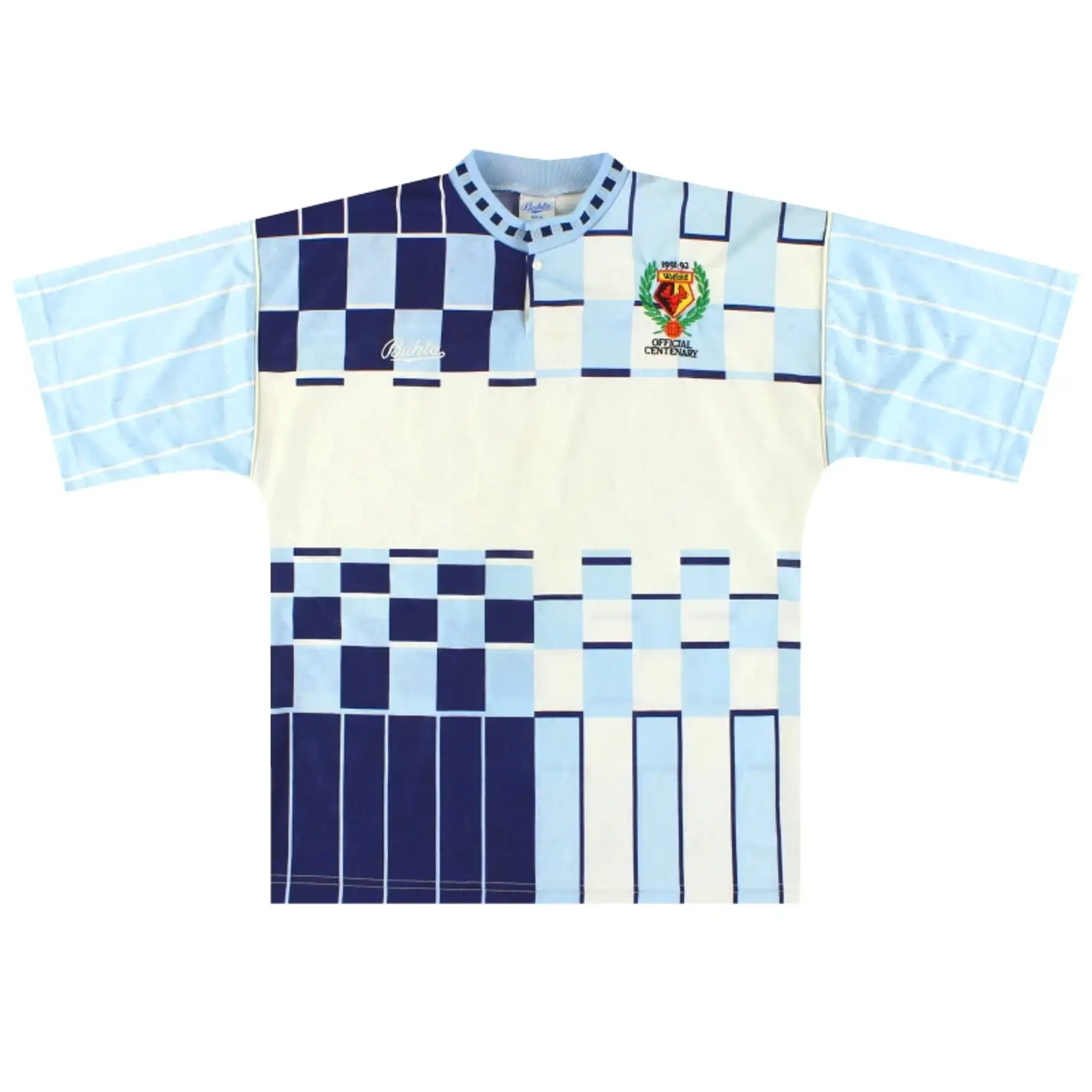 1991-92 Watford Bukta Centenary Away Shirt *Mint* S - Watford / Mint / Small