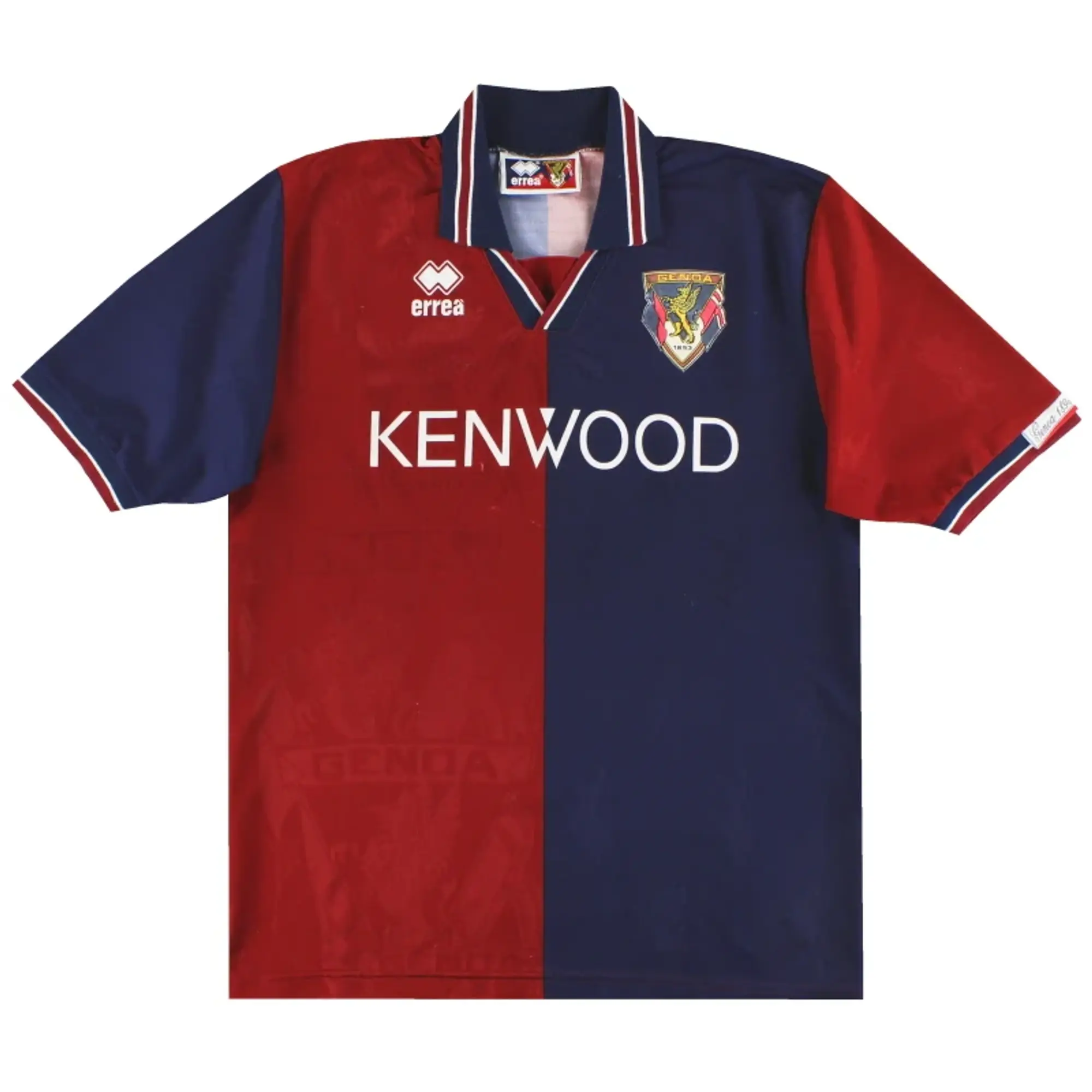 1994-95 Genoa Errea Home Shirt M - Other Italian Clubs / Very good / Medium