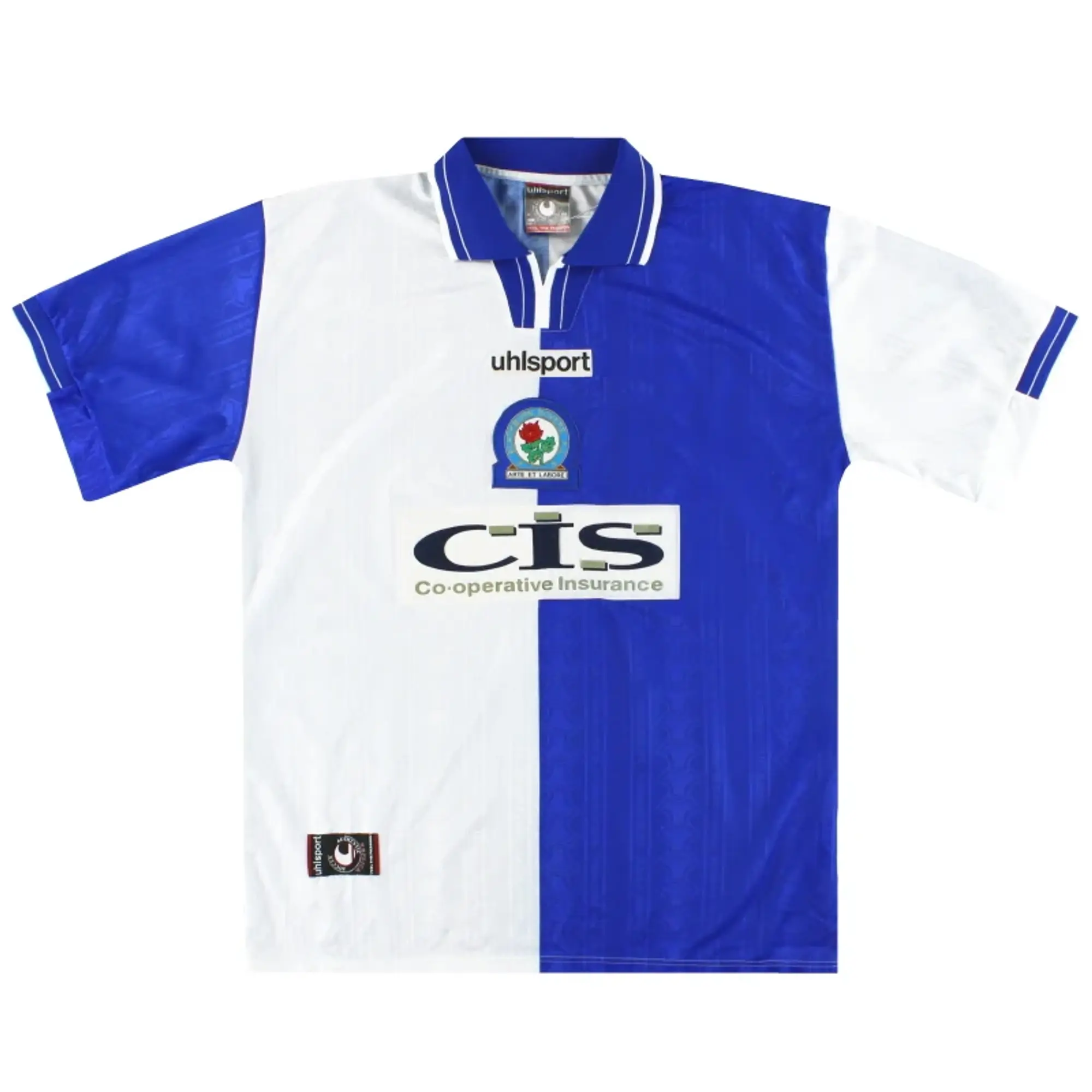 1998-00 Blackburn uhlsport Home Shirt XL - Blackburn Rovers / Excellent / XL