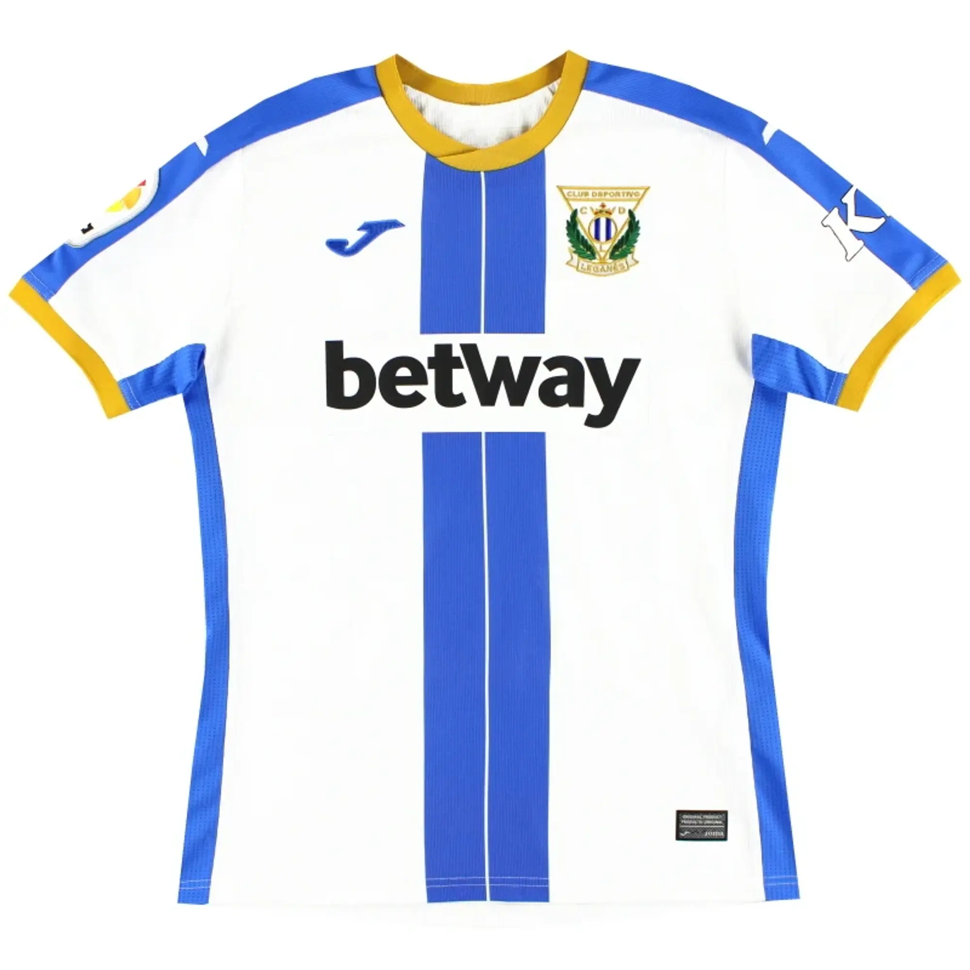 2020-21 C.D. Leganes Joma Home Shirt M - Other Spanish Clubs / Excellent / Medium