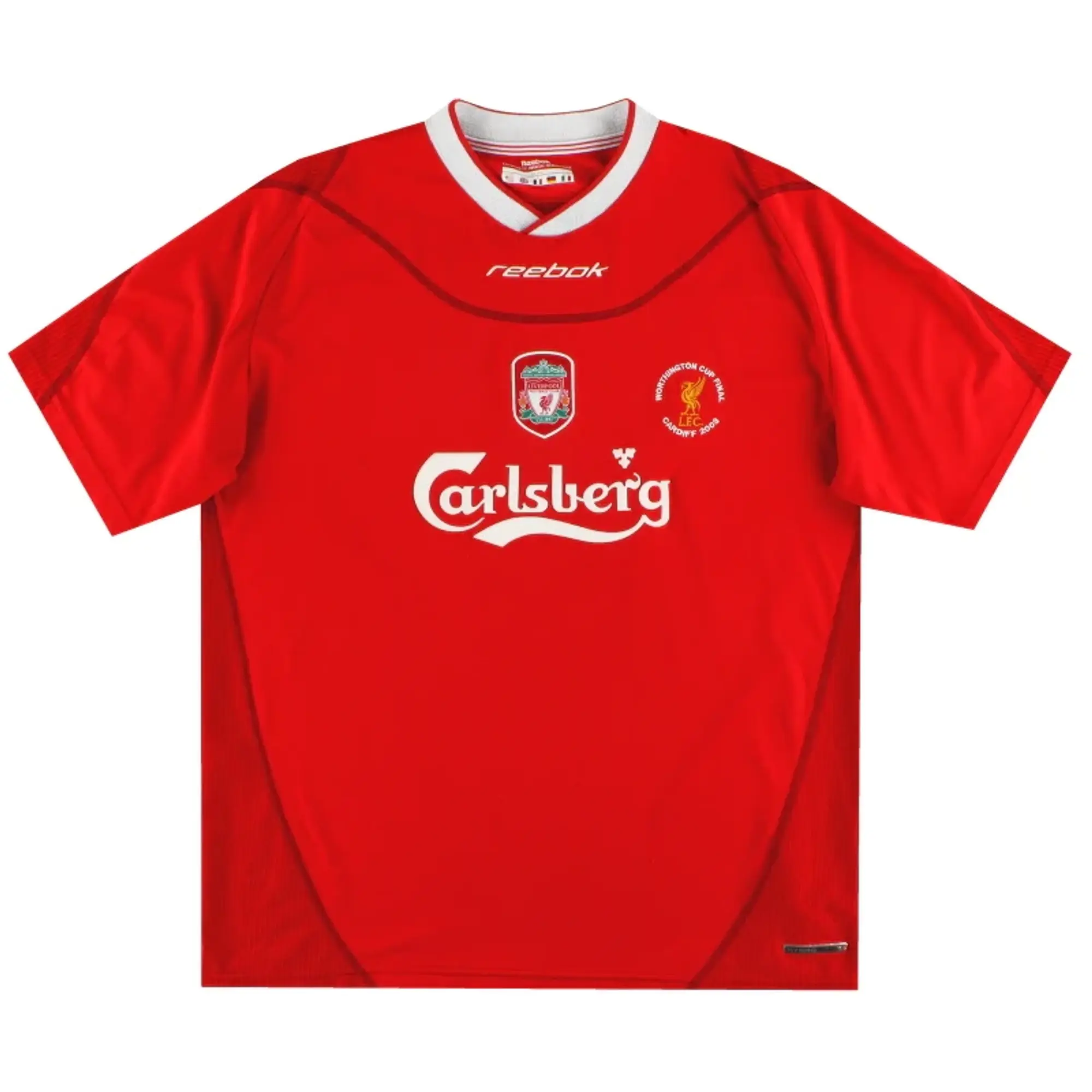 2002-04 Liverpool Reebok 'Worthington Cup Final' Home Shirt *As New* XL - Liverpool / As New / XL