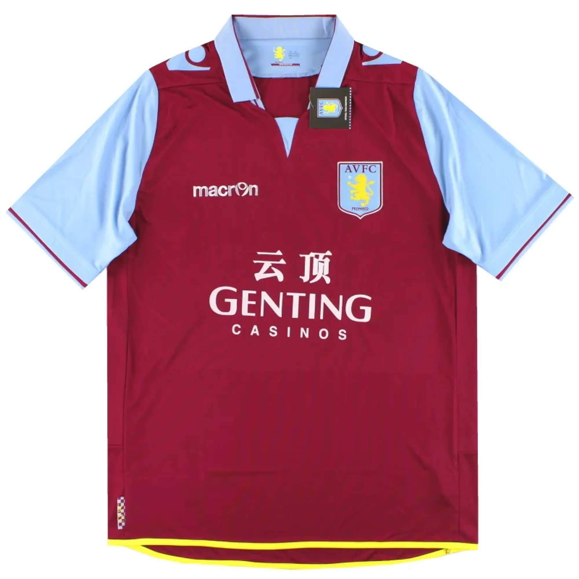 2012-13 Aston Villa Macron Home Shirt *w/tags* XL - Aston Villa / w/tags / XL
