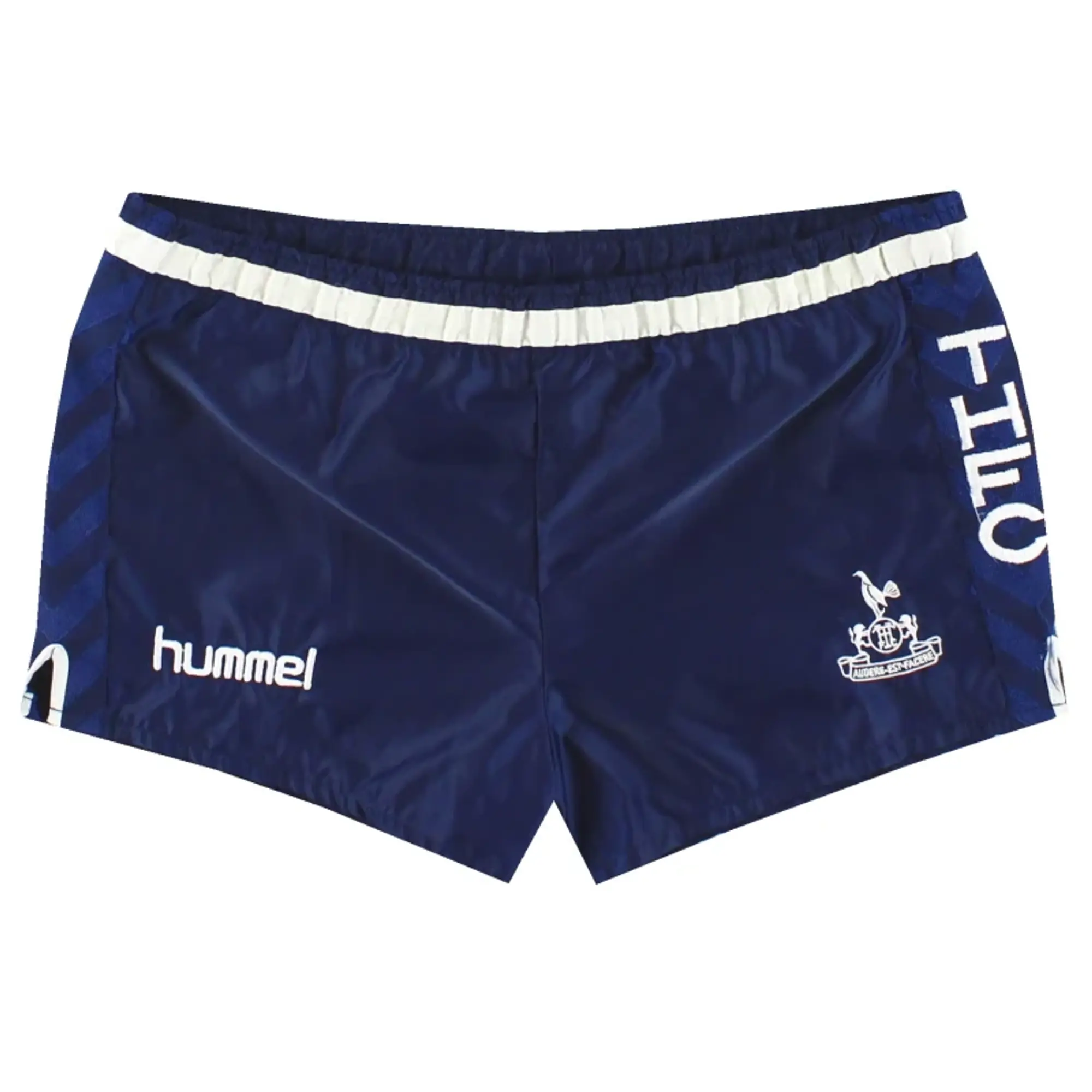 1987-89 Tottenham Hummel Home Shorts S - Tottenham Hotspur / Very good / Small