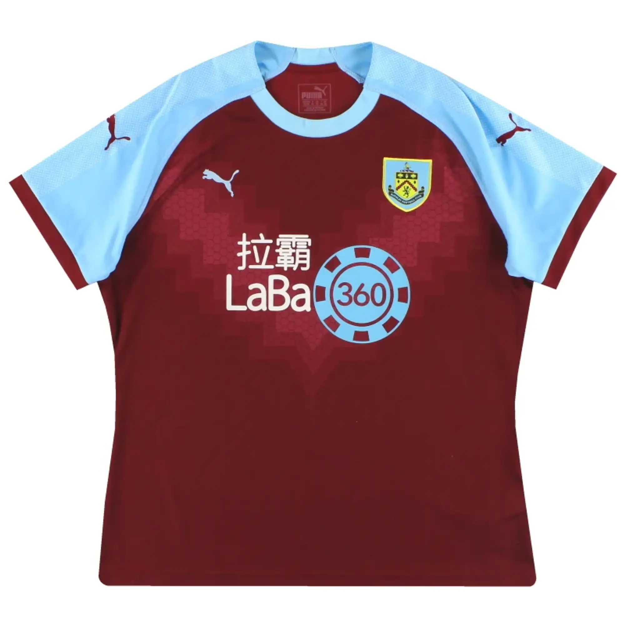 2018-19 Burnley Puma Womens Home Shirt XL - Burnley / Excellent / XL