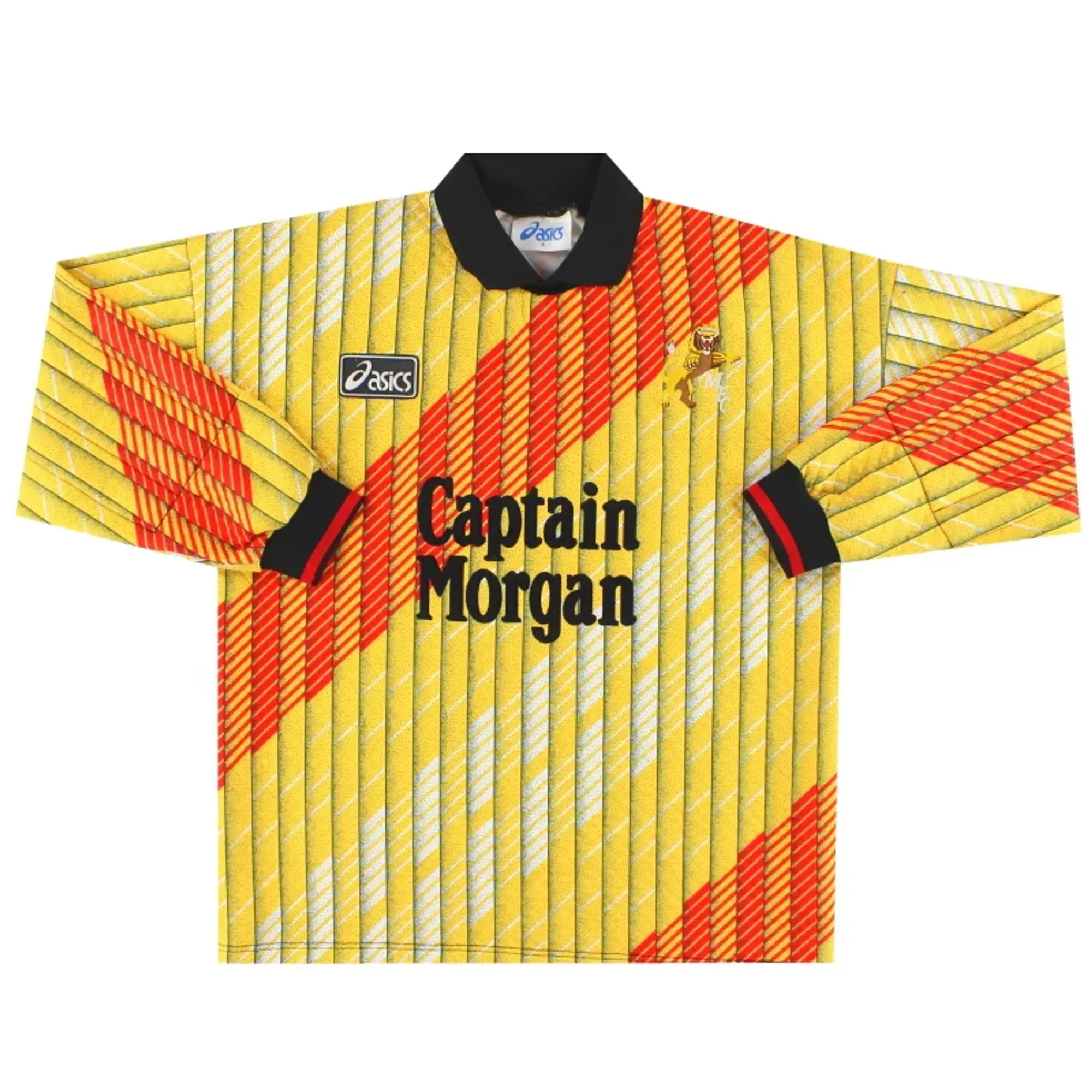 1995-96 Millwall Asics Goalkeeper Shirt S - Millwall / Excellent / Small