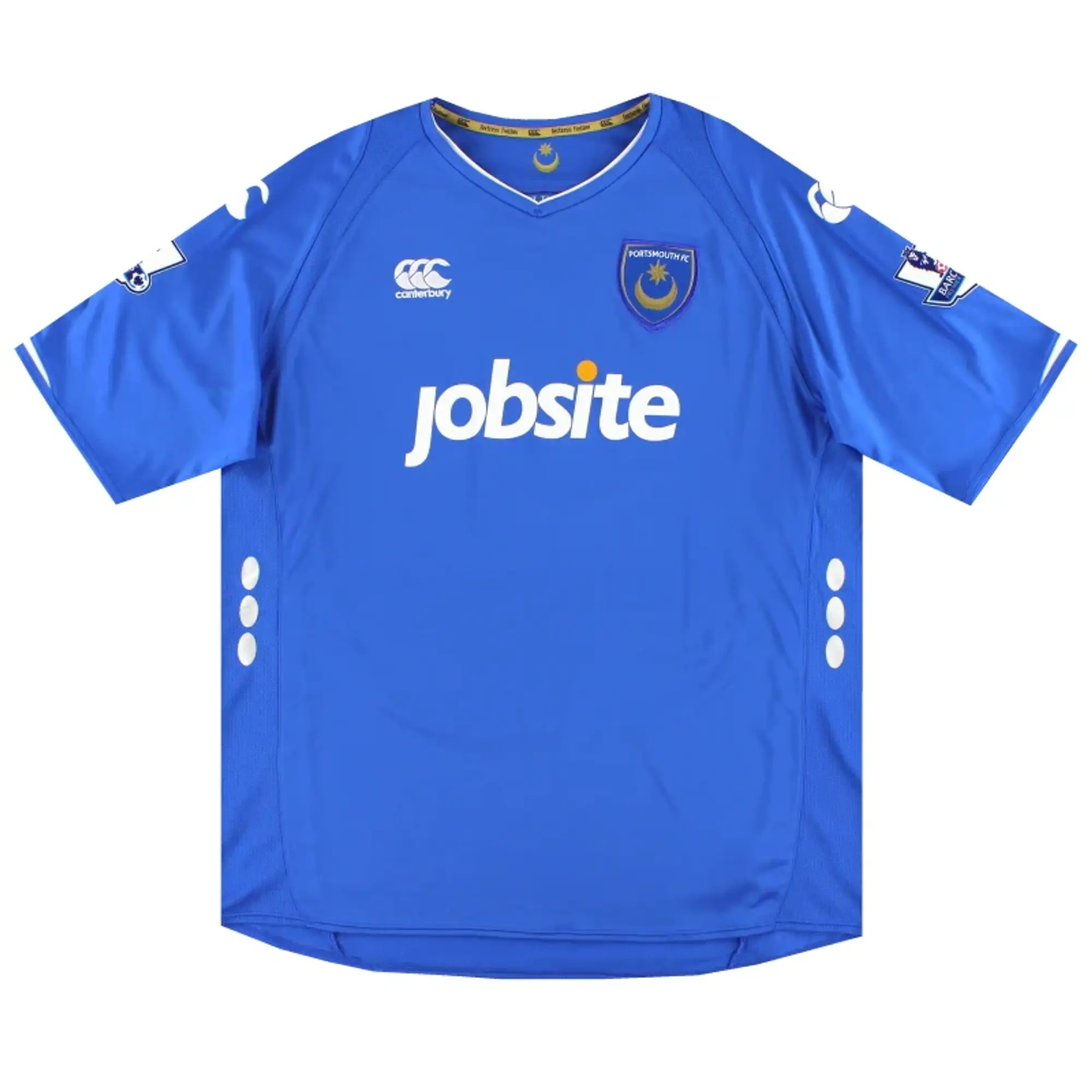 2009-10 Portsmouth Canterbury Home Shirt *Mint* XL - Portsmouth / Mint / XL