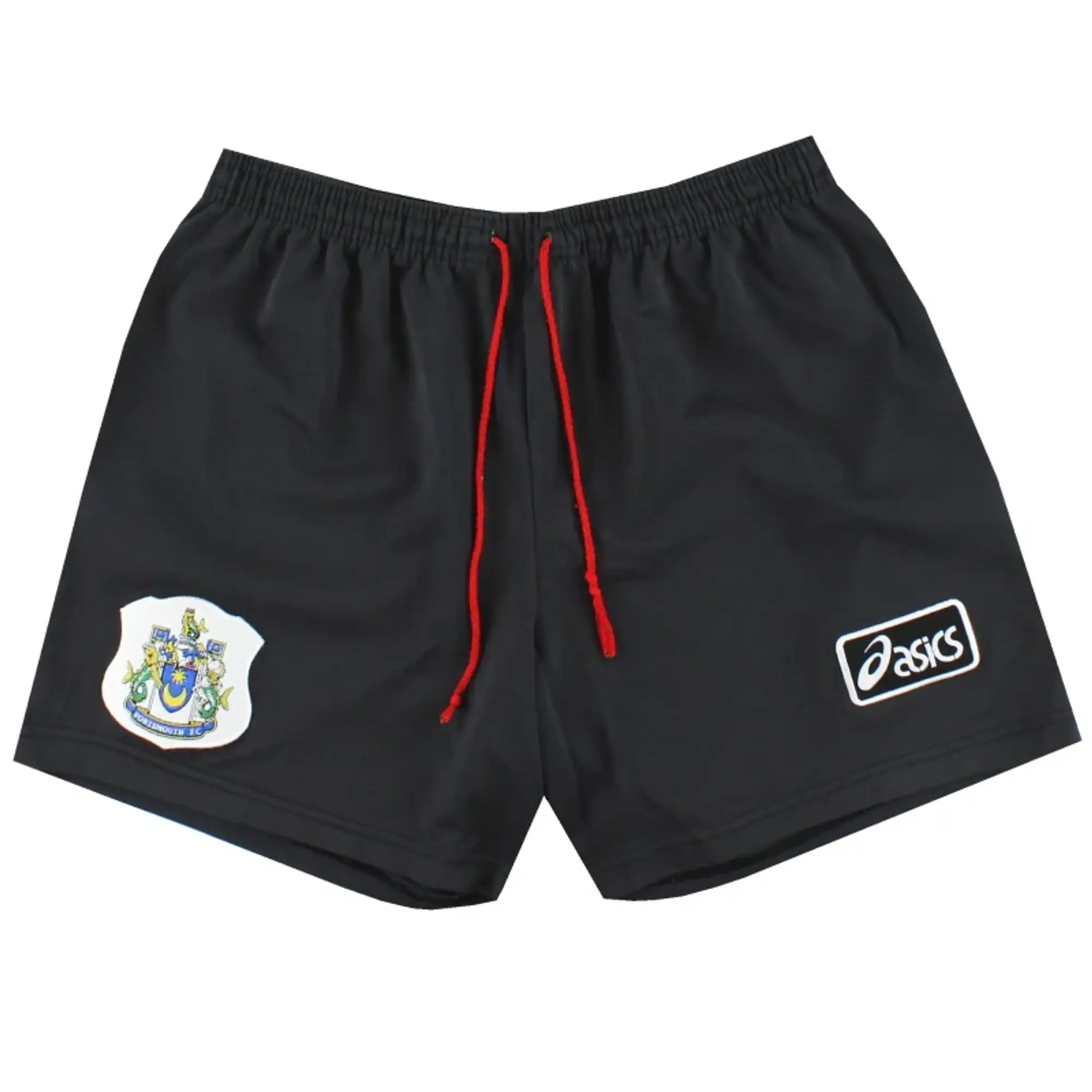 1995-97 Portsmouth Asics Away Shorts S - Portsmouth / Excellent / Small