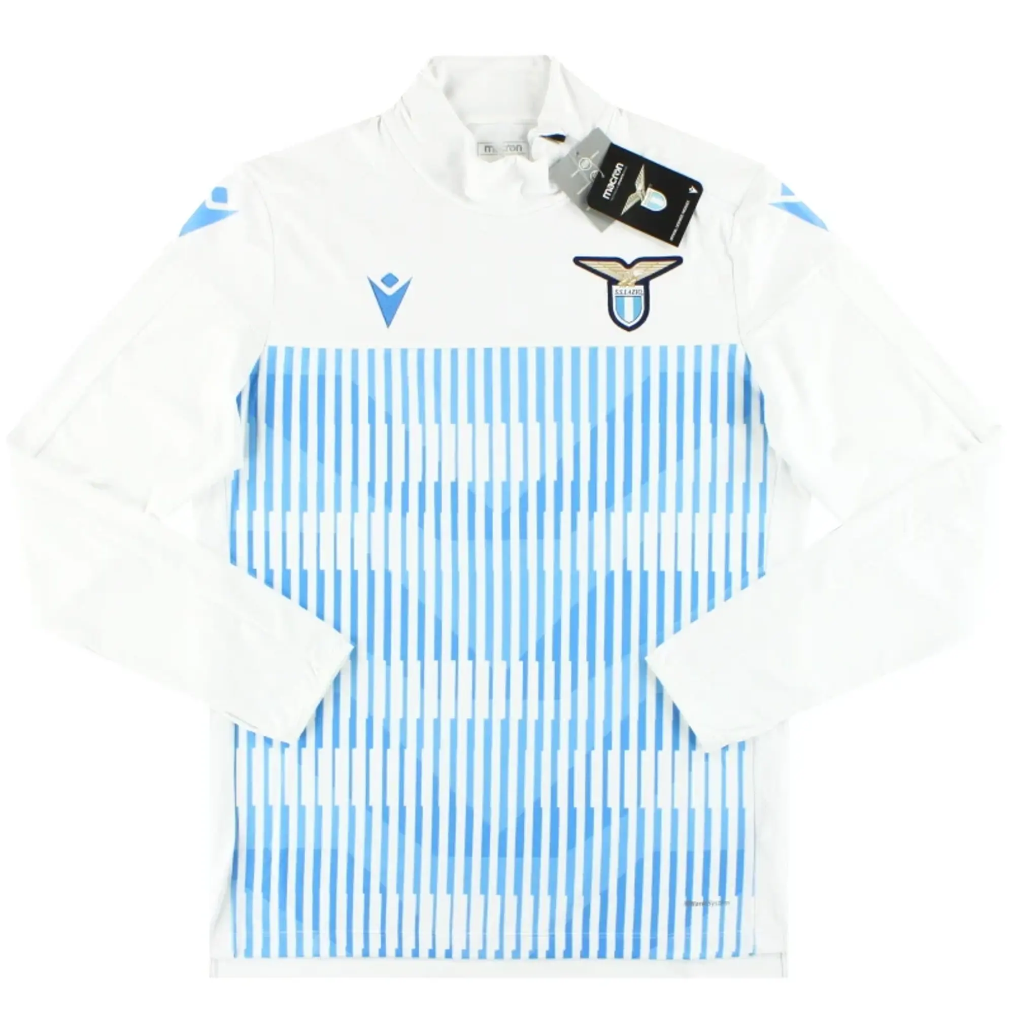 2019-20 Lazio Macron 1/4 Zip Training Top *BNIB* - Lazio / BNIB / XXL