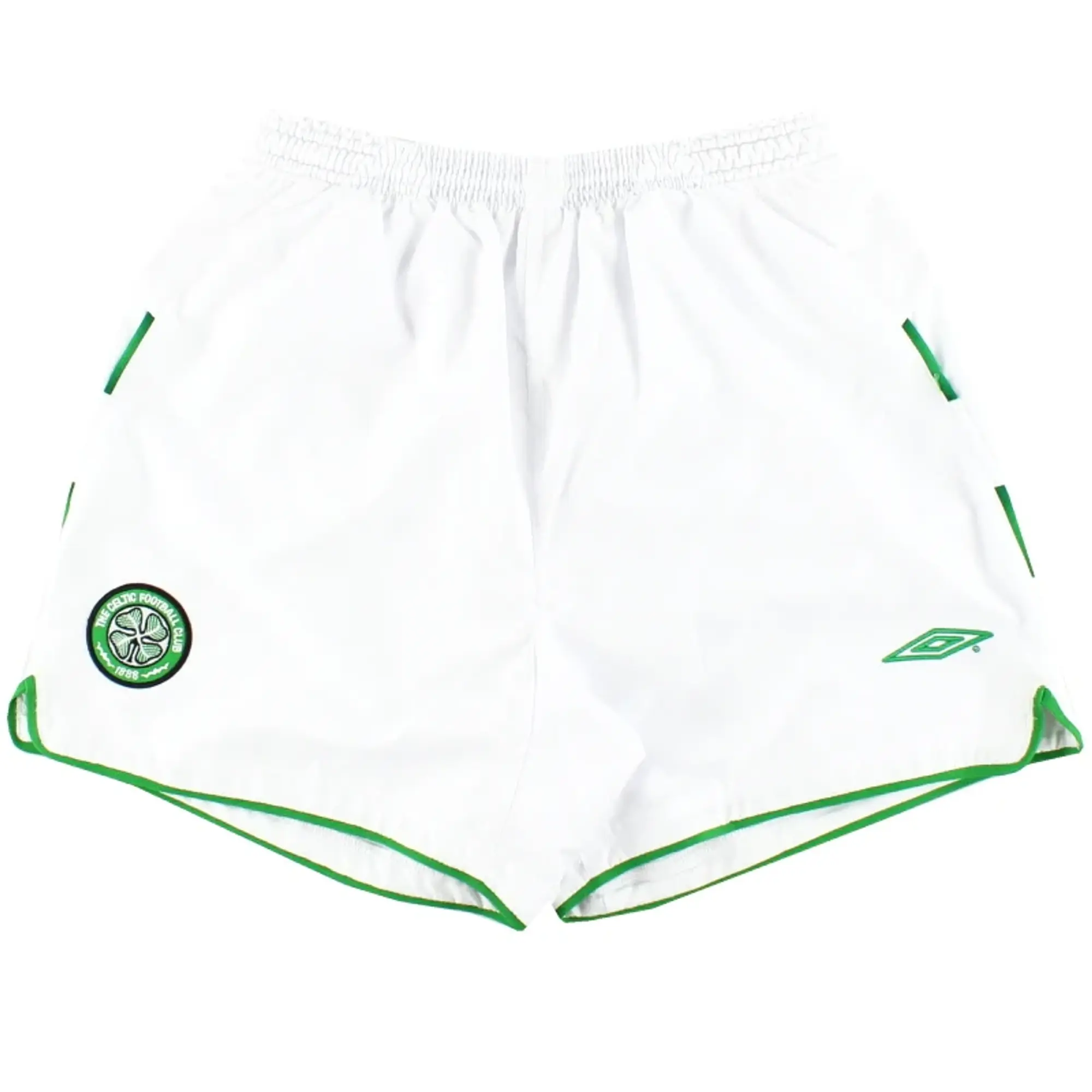 2003-04 Celtic Umbro Home Shorts S - Celtic / Excellent / Small