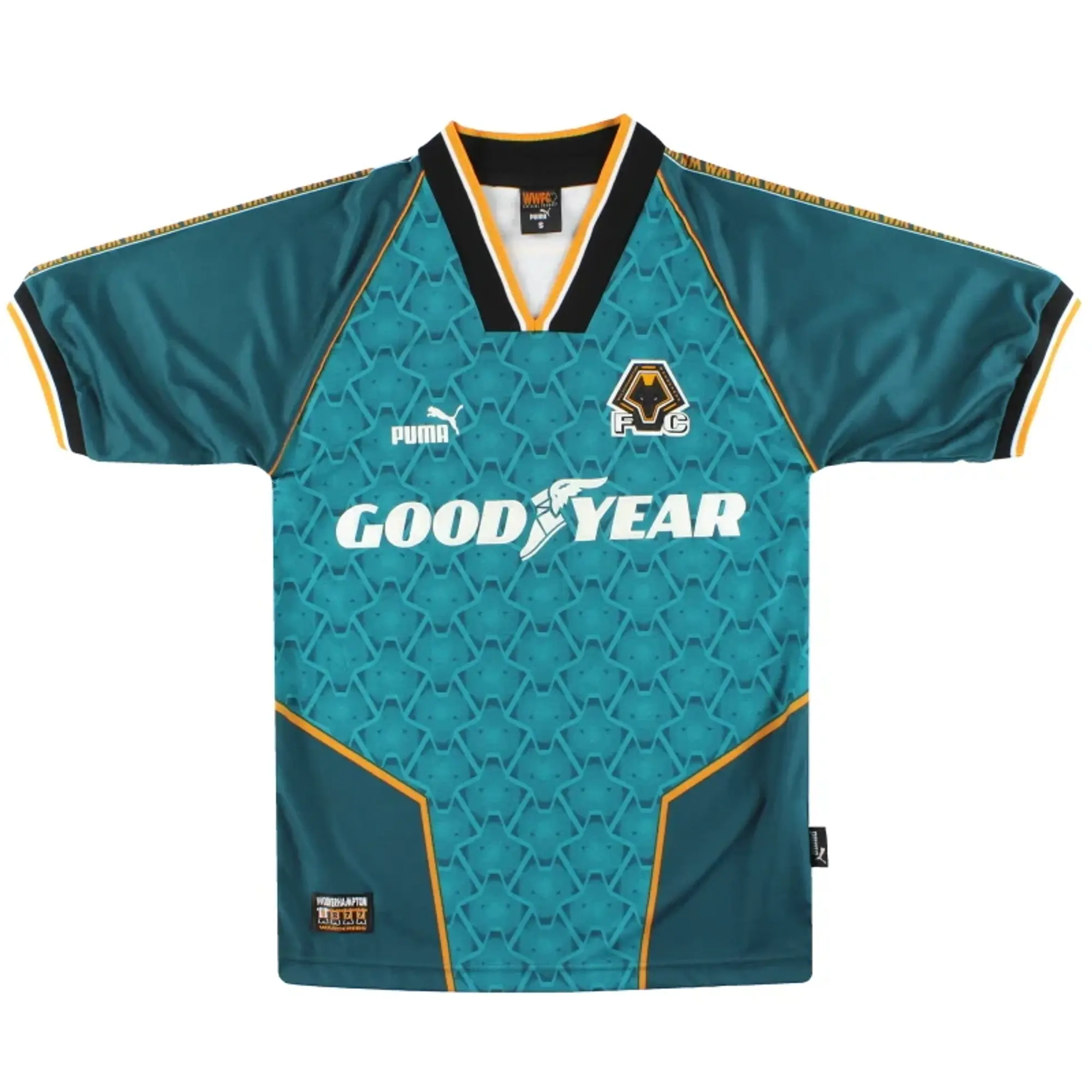1996-97 Wolves Puma Away Shirt M - Wolves / Excellent / Medium