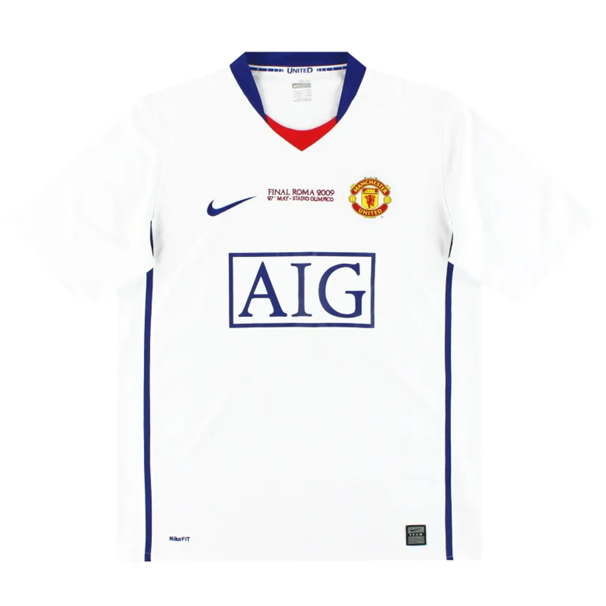 2008-09 Manchester United Nike 'Final Roma' Away Shirt *Mint* XXL - Manchester United / Mint / XXL