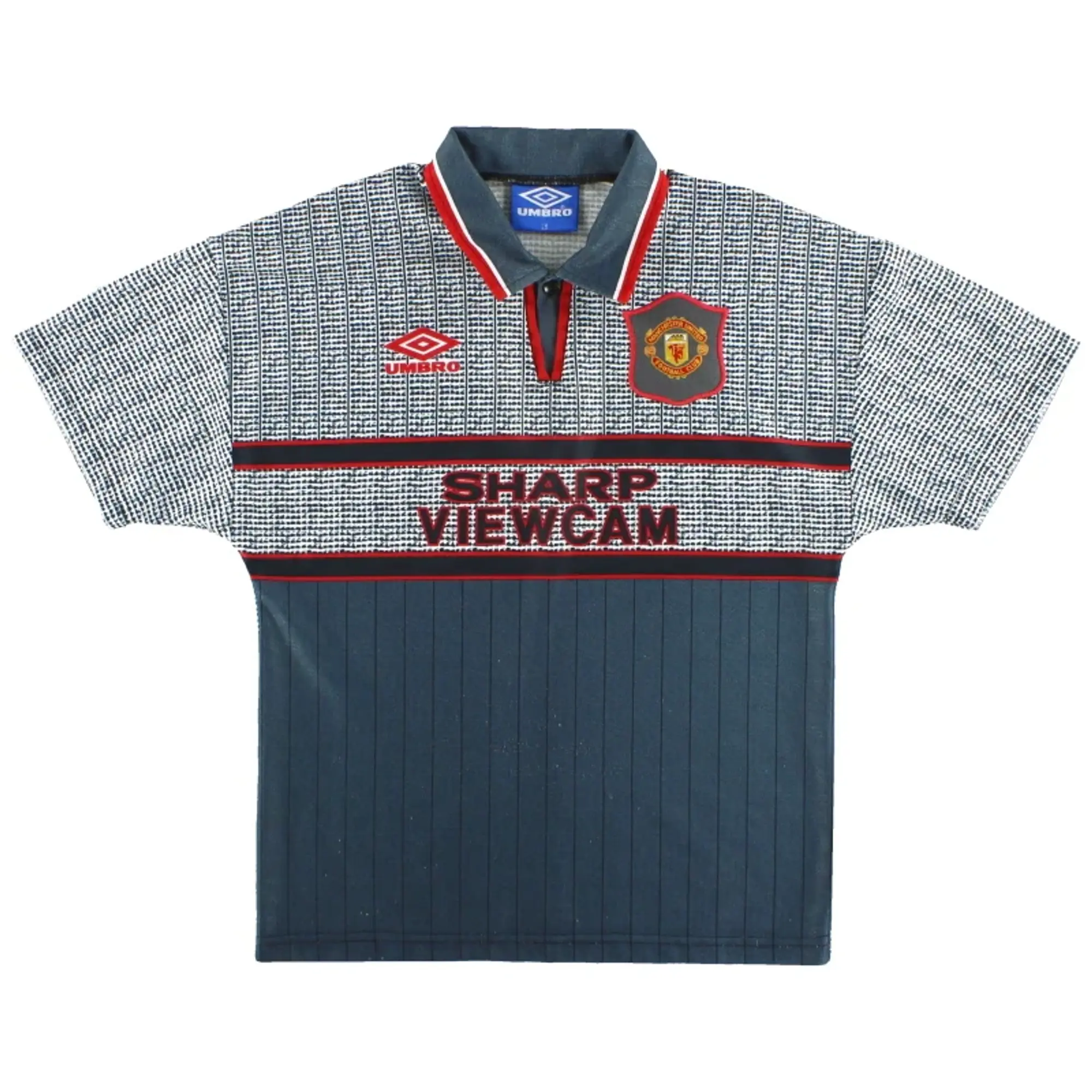 1995-96 Manchester United Umbro Away Shirt Y - Manchester United / Excellent / Youth