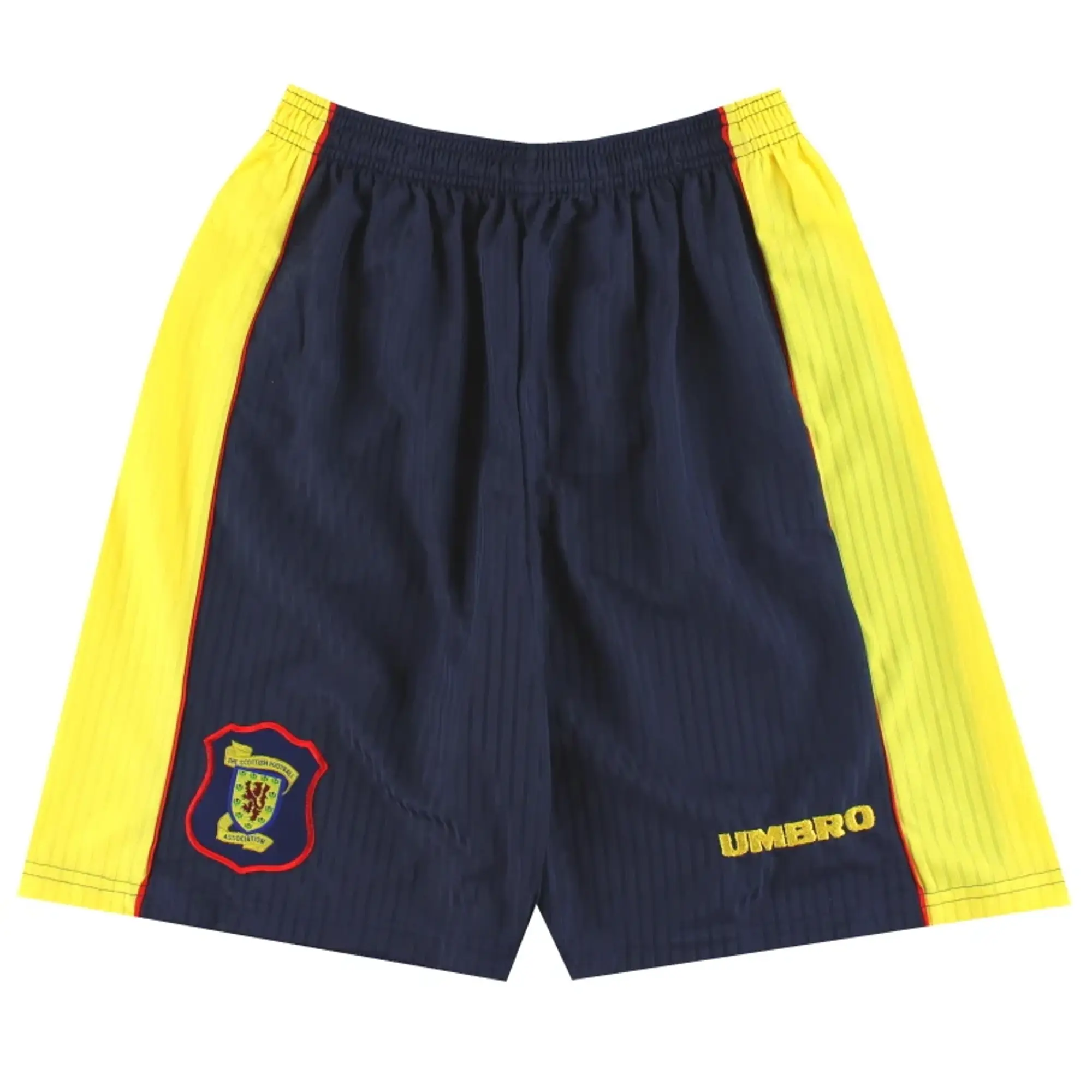1996-99 Scotland Umbro Away Shorts *Mint* M - Scotland / Mint / Medium