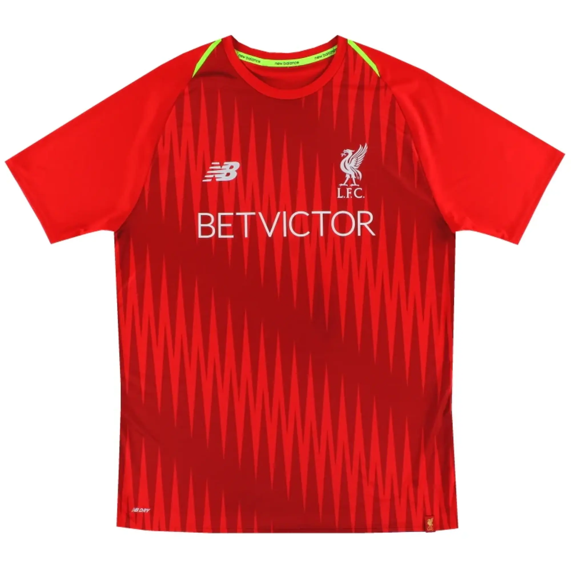 2018-19 Liverpool New Balance Training Shirt L - Liverpool / Excelllent / Large
