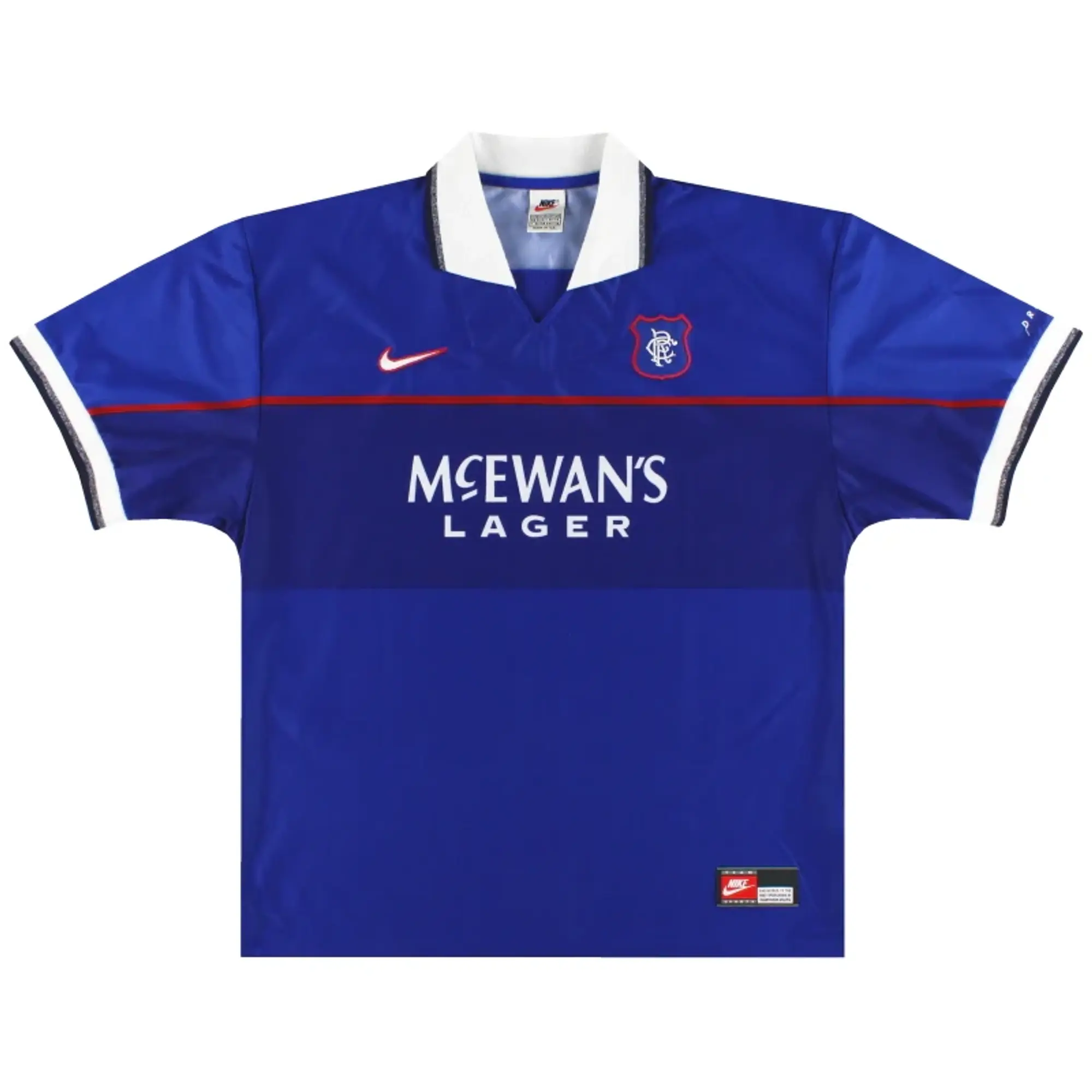 1997-99 Rangers Nike Home Shirt *As New* XL - Rangers / As New / XL