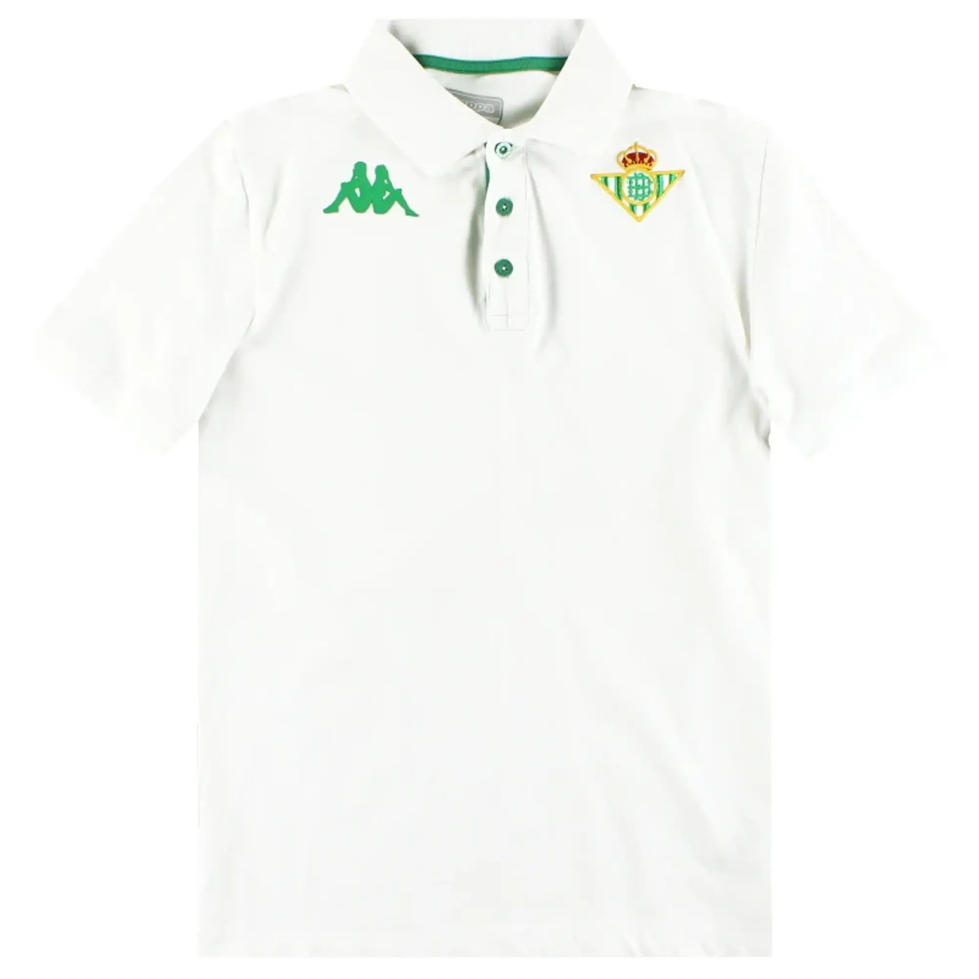 2018-19 Real Betis Kappa Polo Shirt L - Real Betis / Excellent / Large