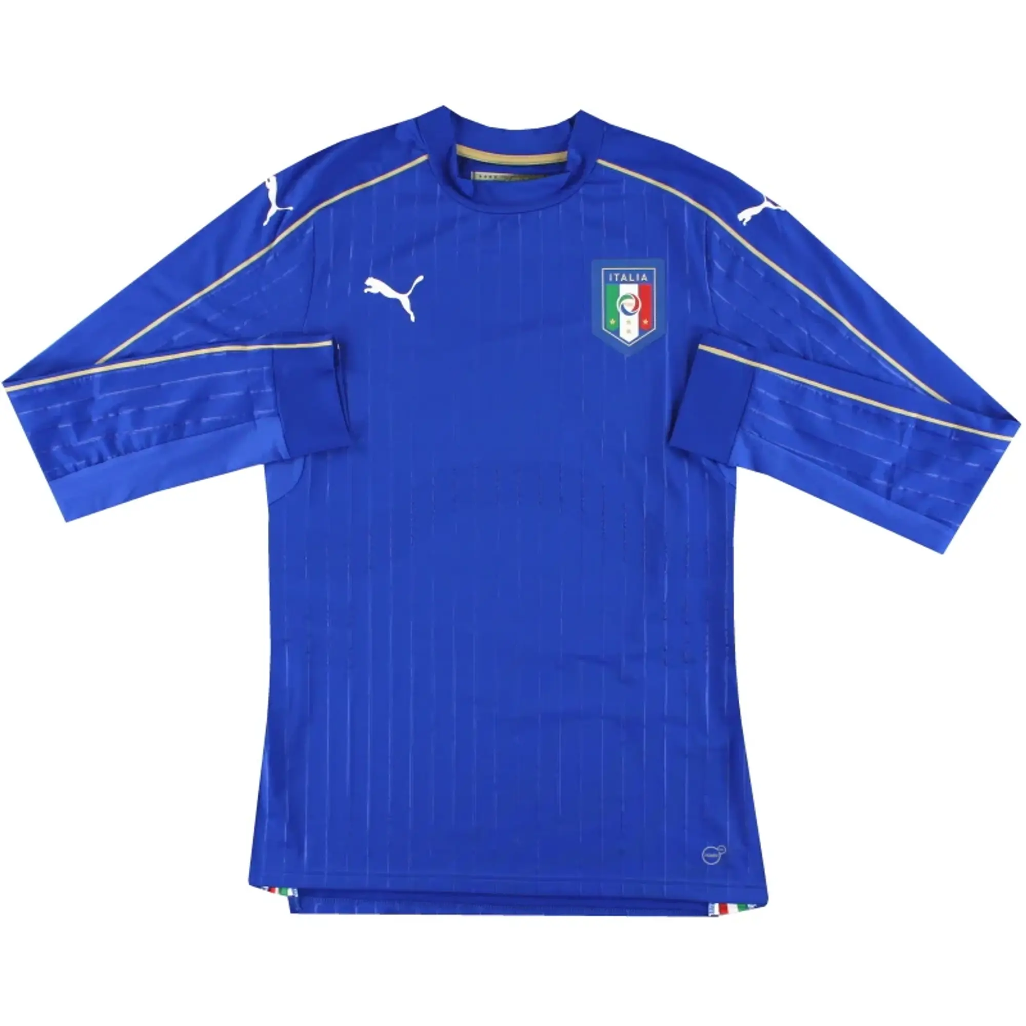 2016-17 Italy Player Issue Authentic Home Shirt L/S *As New* XL - Italy / As New / XL