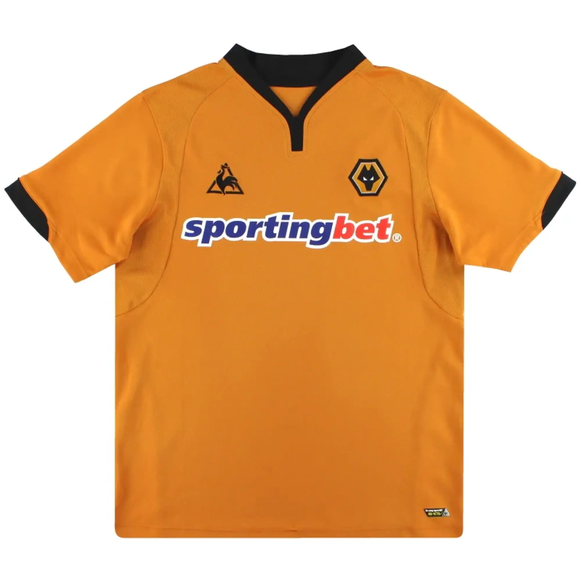 2009-10 Wolves Le Coq Sportif Home Shirt XL - Wolves / Excellent / XL