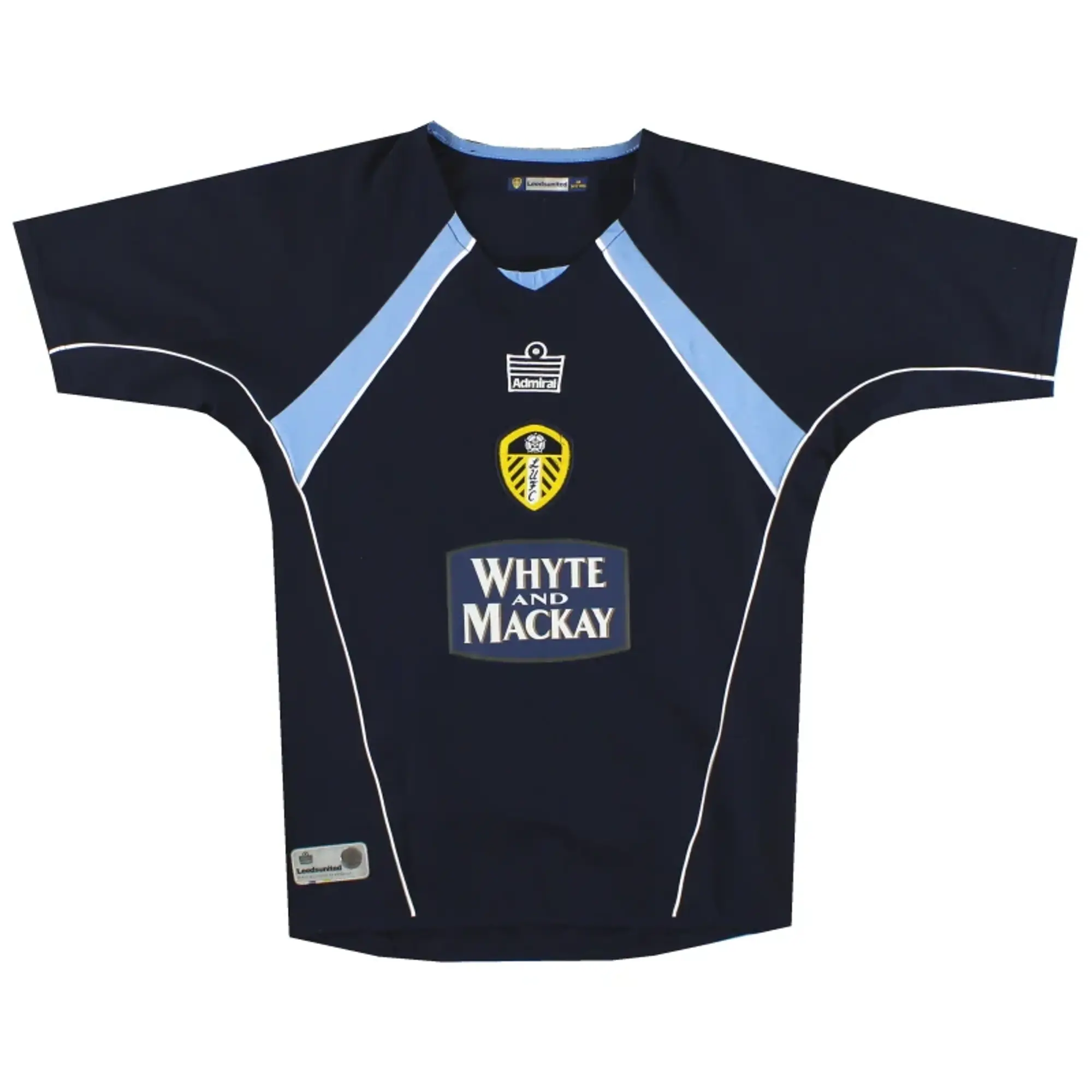 2005-06 Leeds Admiral Away Shirt M.Boys - Leeds / Excellent / Youth