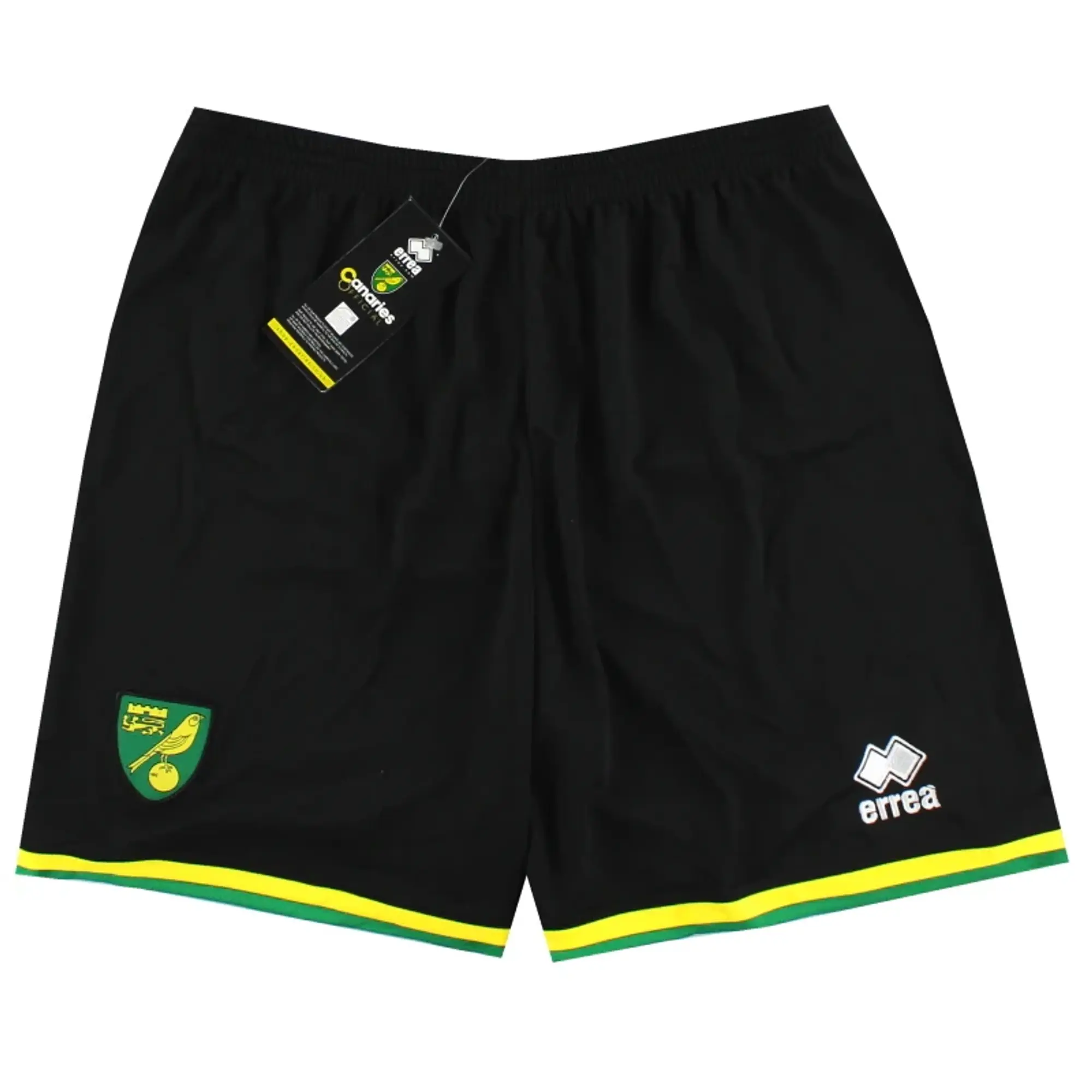 2015-16 Norwich City Errea Third Shorts *w/tags* - Norwich City / w/tags / XL