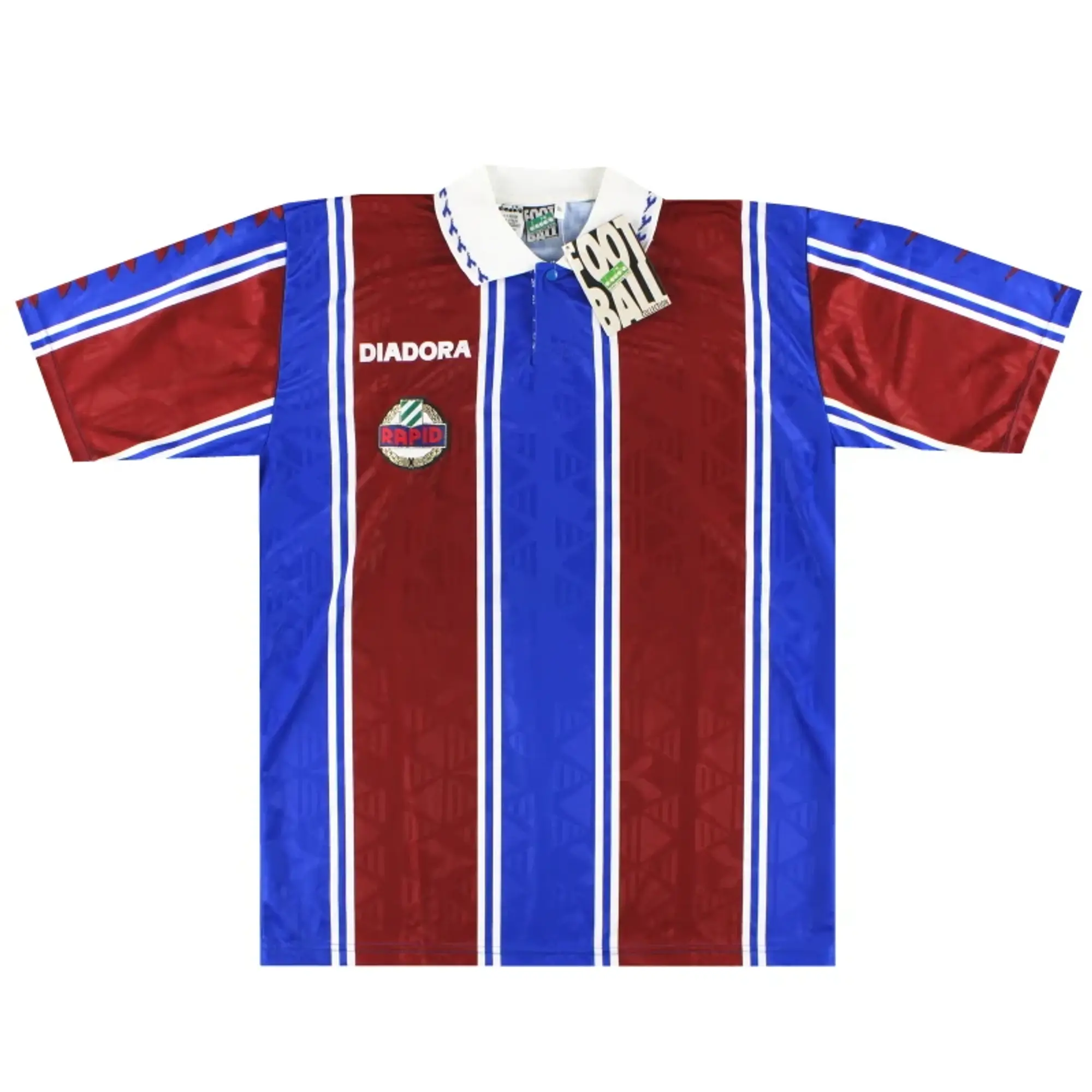 1995-96 Rapid Vienna Diadora Away Shirt *w/tags* XL - Other European Clubs / w/tags / XL