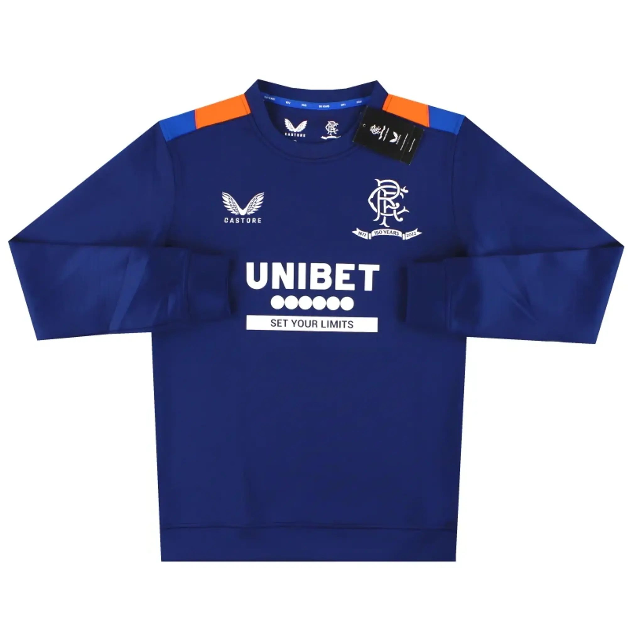 2021-22 Rangers '150 Year Anniversary' Castore Matchday Sweatshirt *BNIB* S - Rangers / w/tags / Small