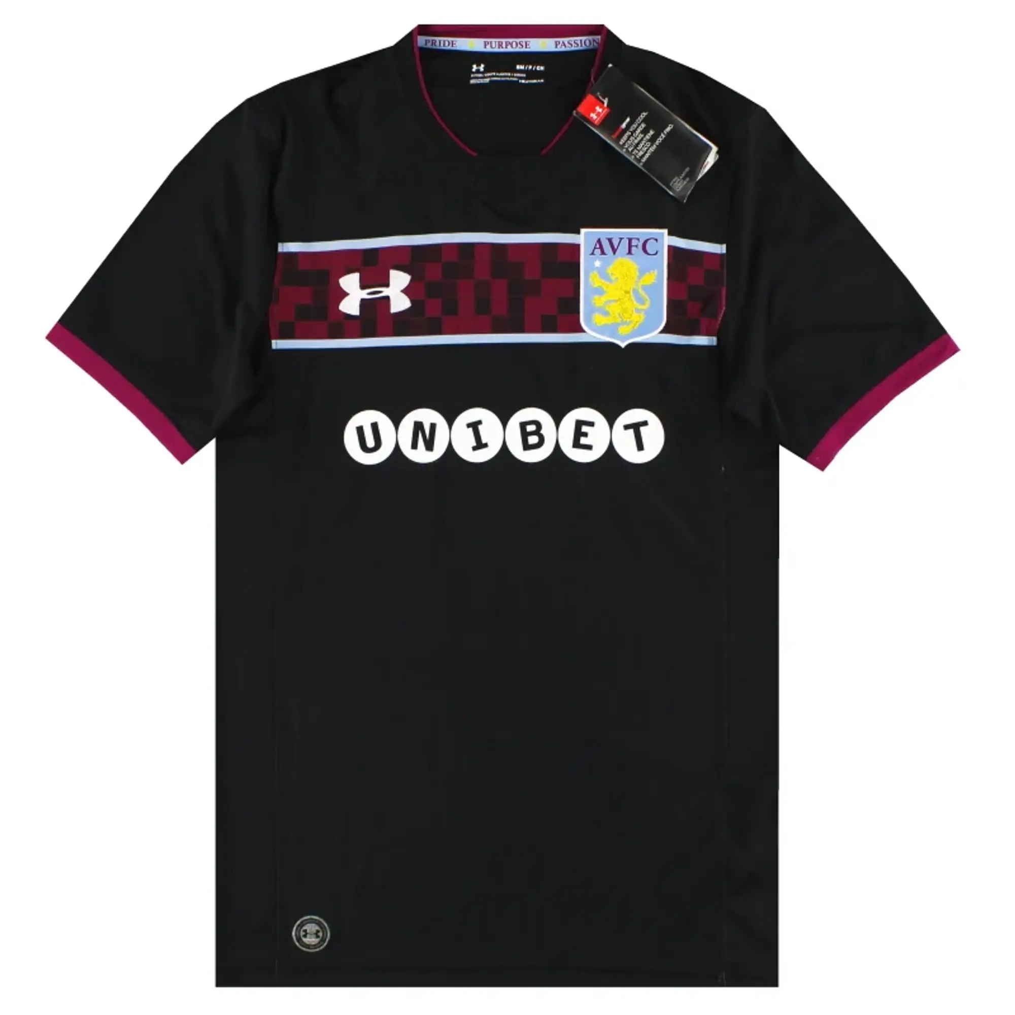 2017-18 Aston Villa Under Armour Away Shirt *w/tags* S - Aston Villa / w/tags / Small