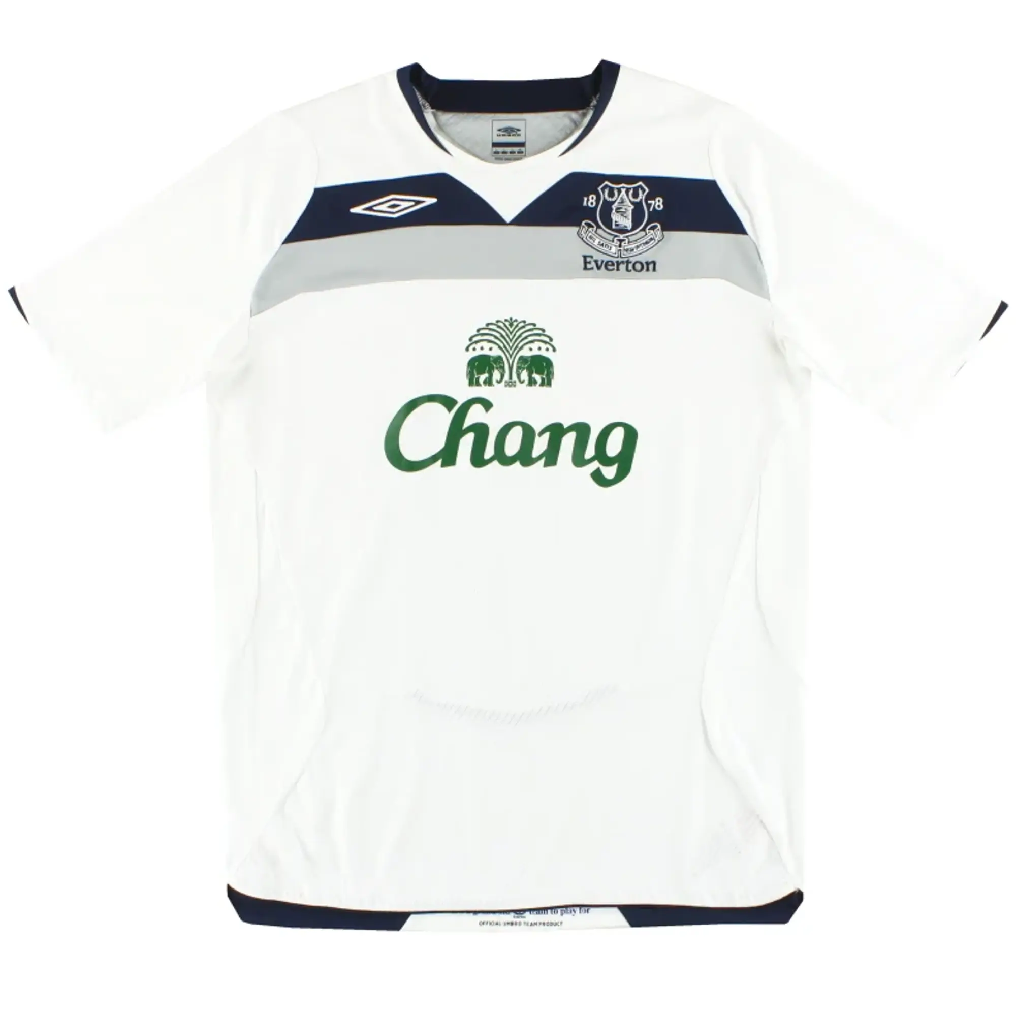 2008-09 Everton Umbro Away Shirt S - Everton / Excellent / Small
