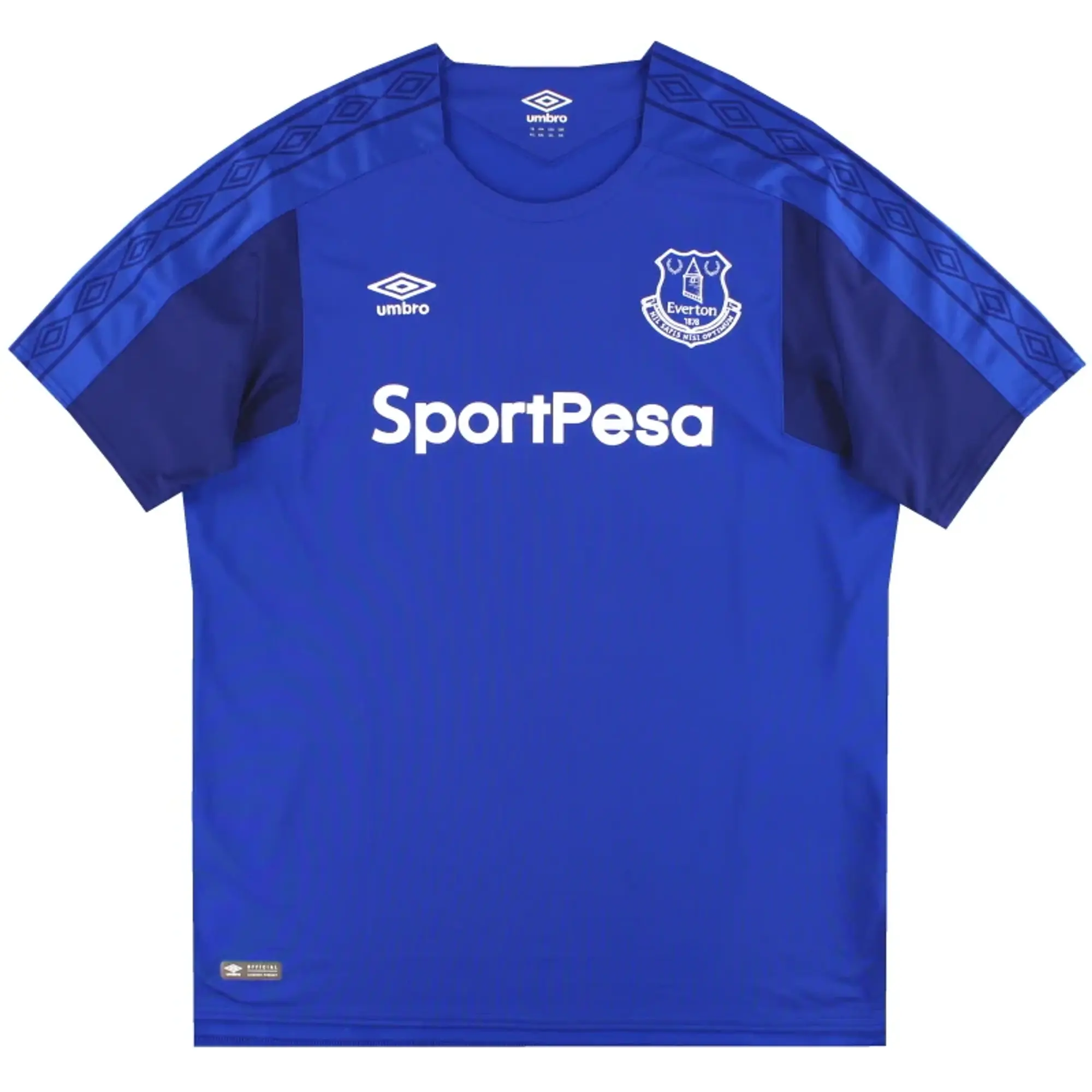 2017-18 Everton Umbro Home Shirt XL - Everton / Excellent / XL
