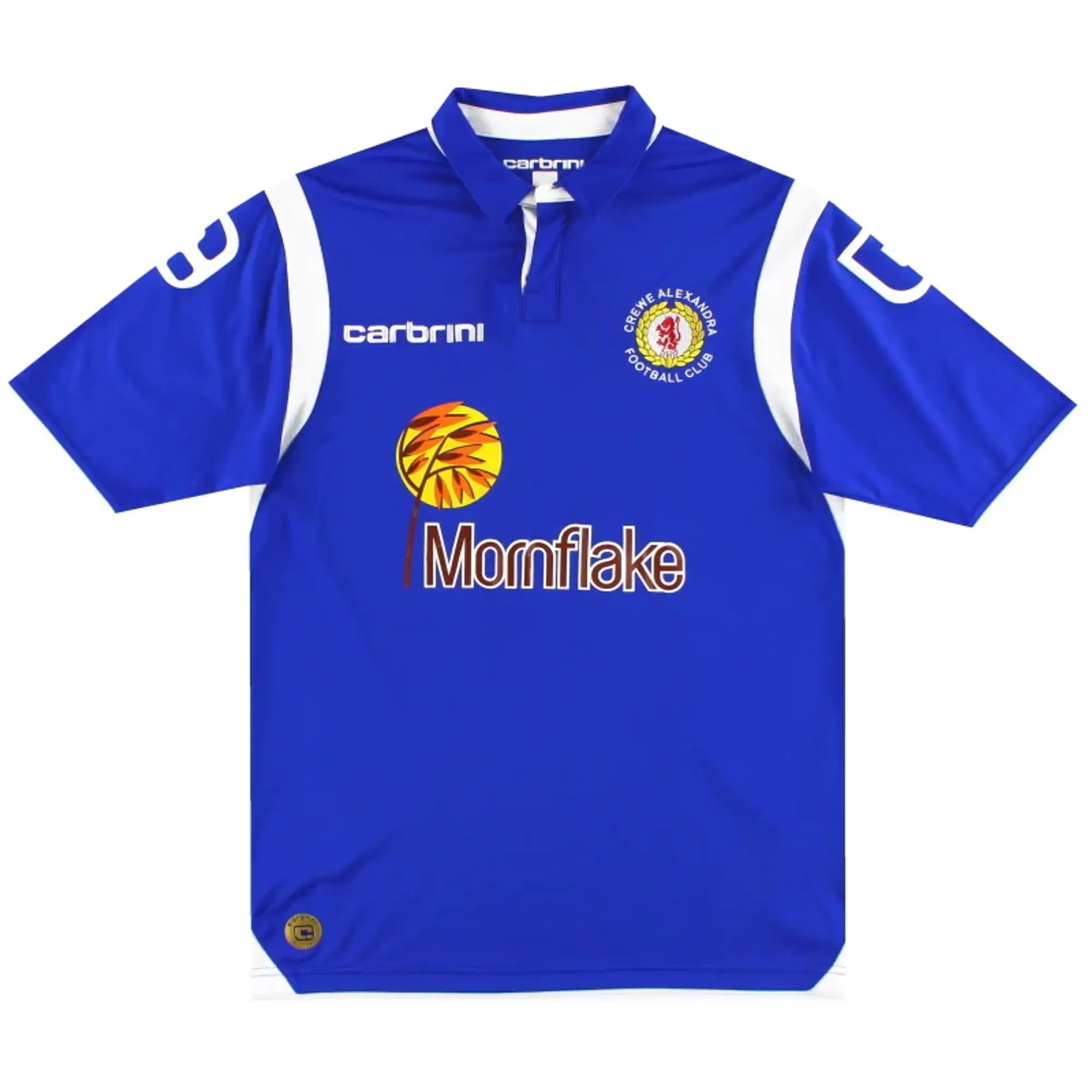 2013-14 Crewe Alexandra Carbrini Away Shirt S - Crewe Alexandra / Excellent / Small