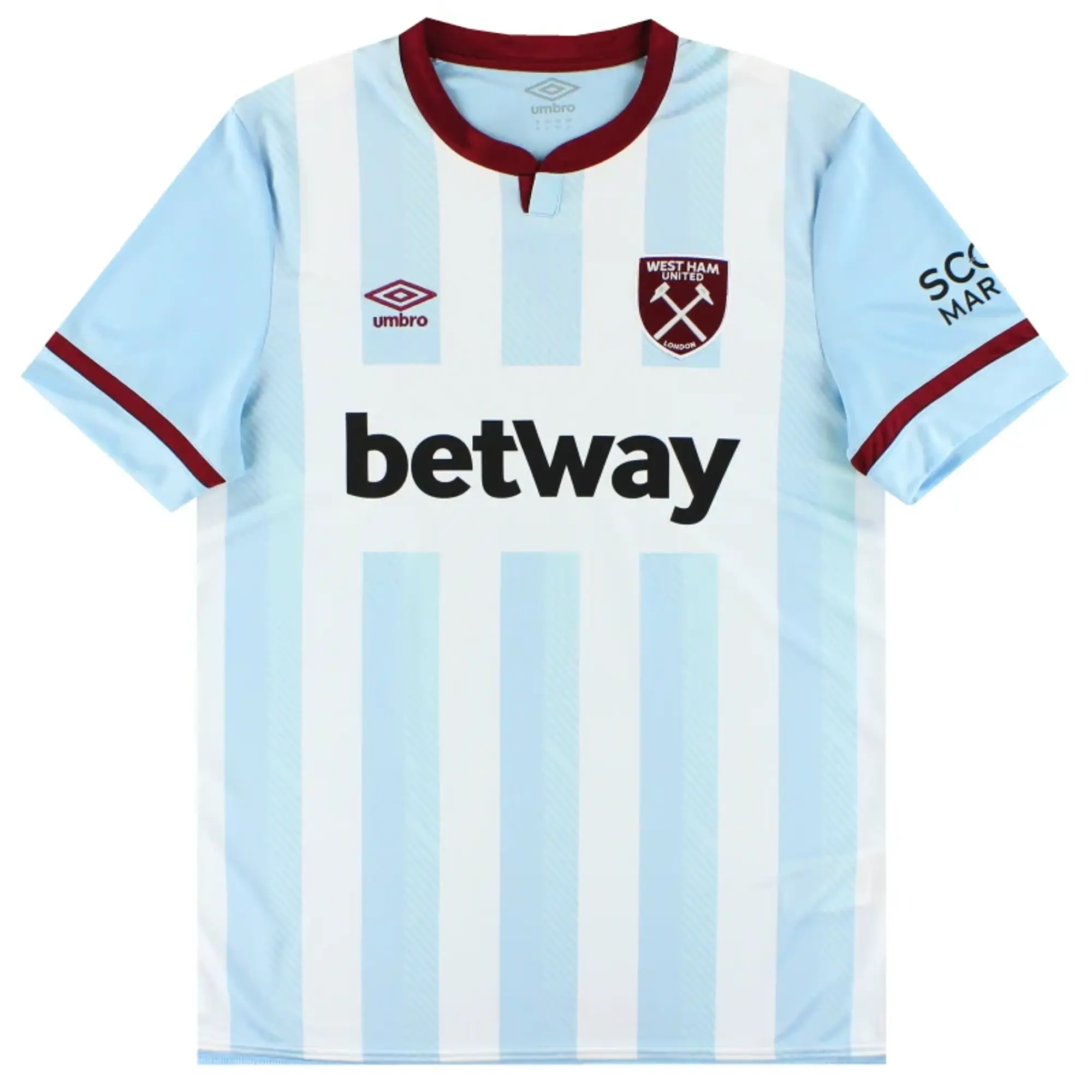 2021-22 West Ham Umbro Away Shirt *As New* S - West Ham / As New / Small