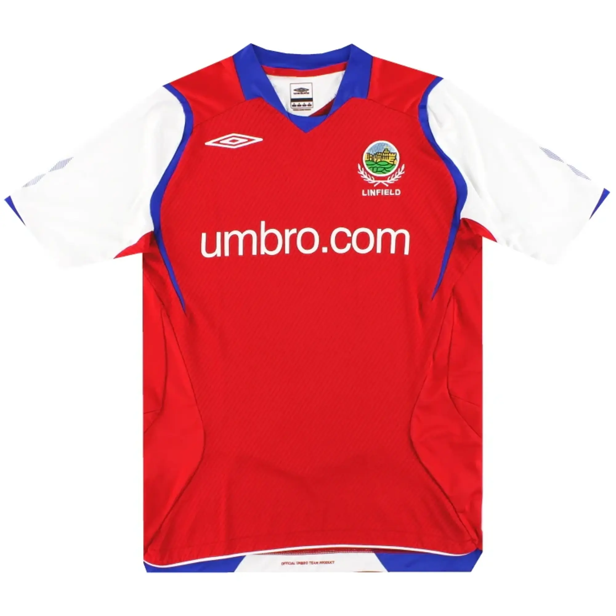 2008-09 Linfield Umbro Away Shirt S - Irish Clubs / Excellent / Small