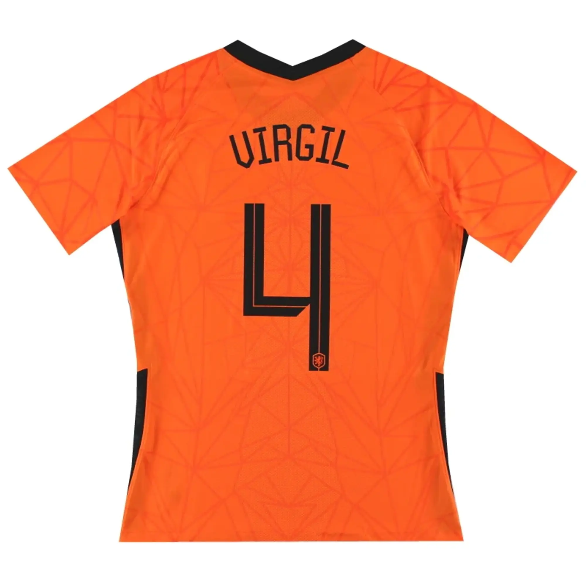 2020-22 Holland Nike Player Issue Home Shirt Virgil #4 *As New* XL - Holland / As New / XL