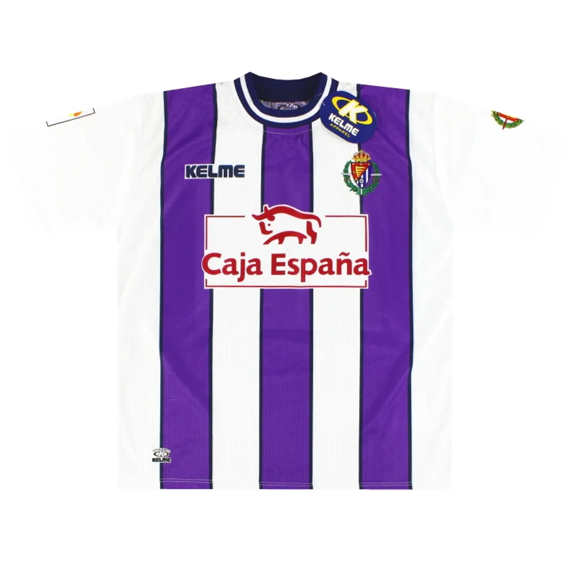 1999-01 Real Valladolid Kelme Home Shirt *w/tags* M - Other Spanish Clubs / w/tags / Medium