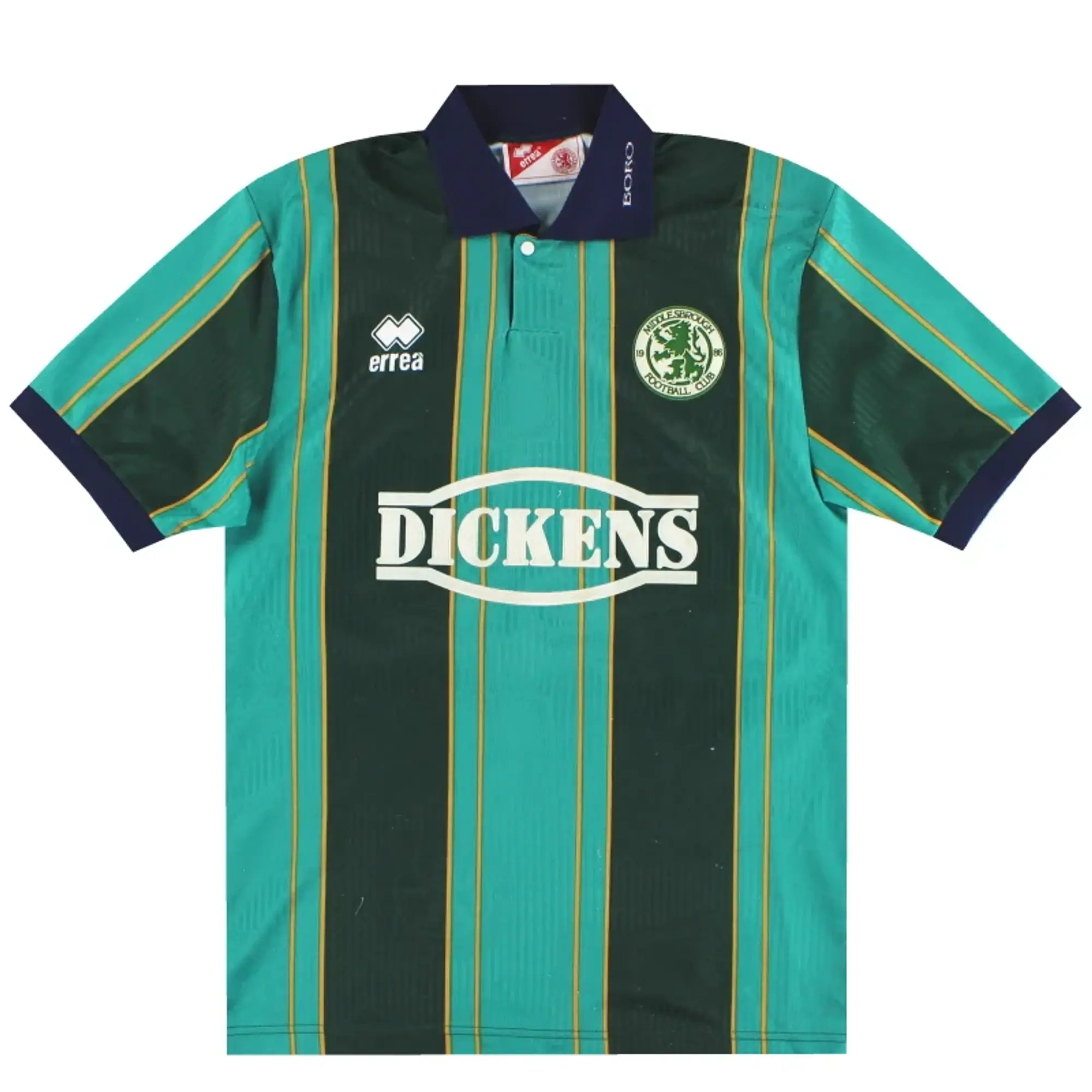 1994-95 Middlesbrough Errea Away Shirt S - Middlesbrough / Very Good / Small